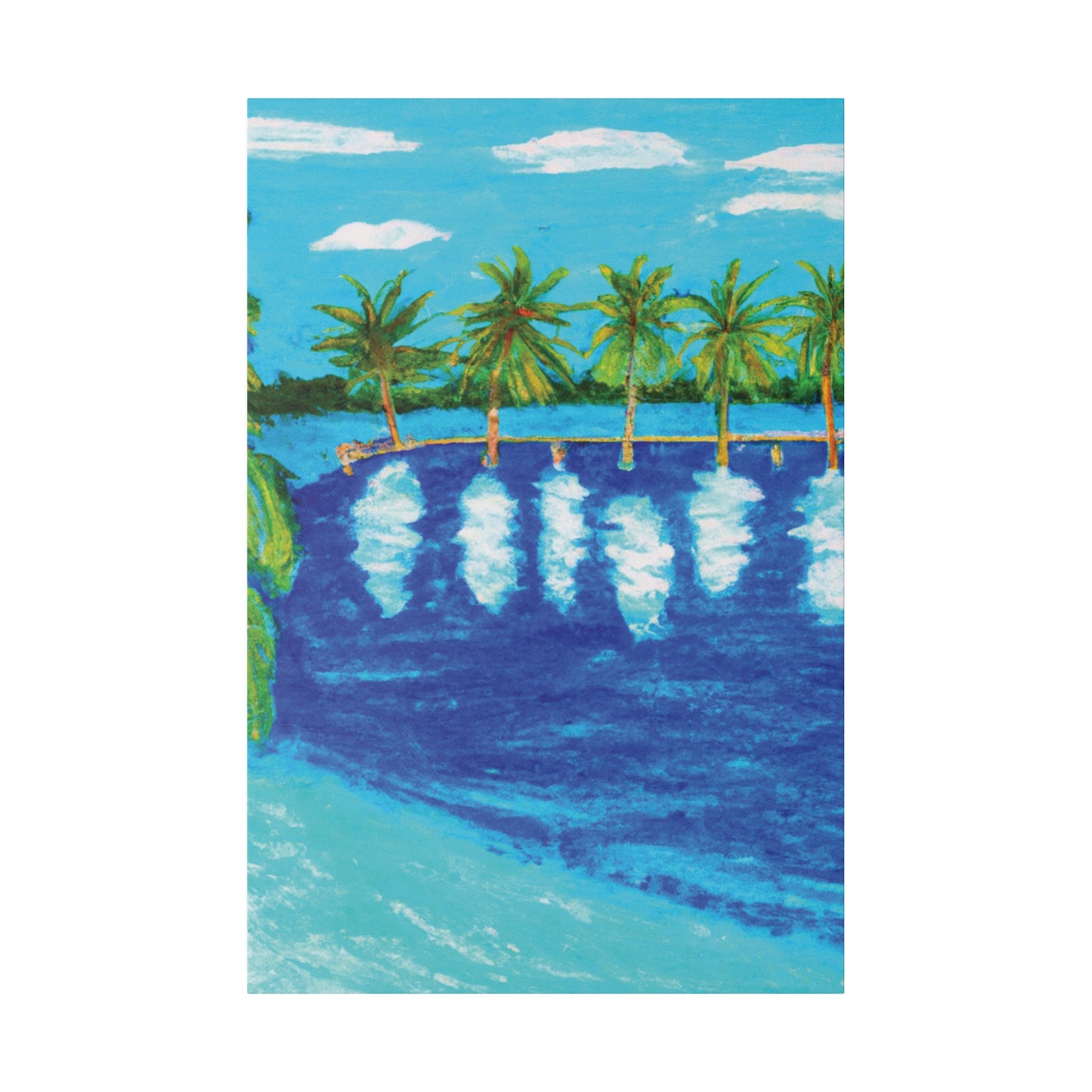 7996V - Bahamas Ocean Painting Print | Bahamas | Ocean | Beach | Poster | Home Decor | Wall Art | Canvas