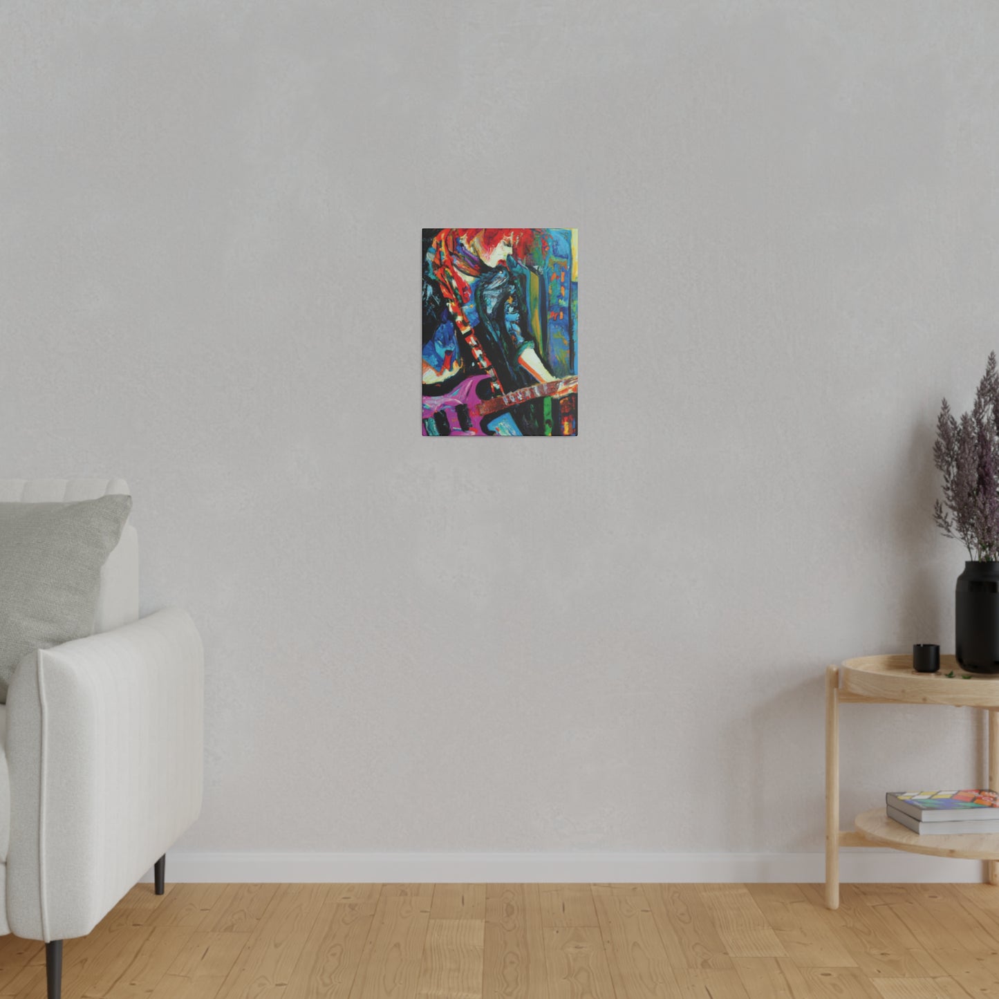8461D - Rockstar Oil Painting Style Print | Poster | Home Decor | Wall Art | Music Art | Canvas