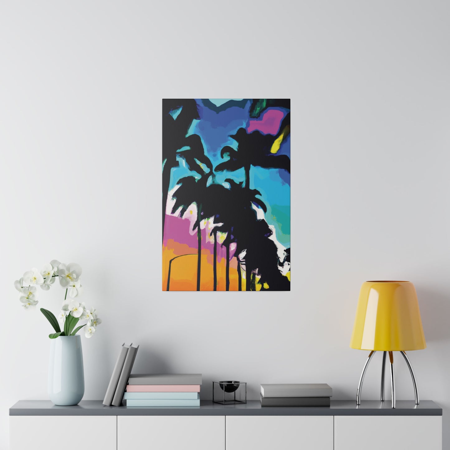 1893Z - Miami Beach Sunset Painting Print | Miami | Beach | Sunset | Poster | Home Decor | Wall Art | Canvas