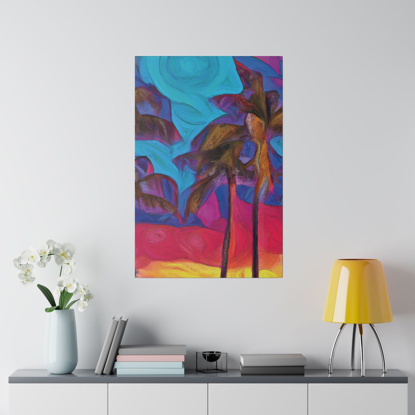 6709Z - Miami Beach Sunset Painting Print | Miami | Beach | Sunset | Poster | Home Decor | Wall Art | Canvas