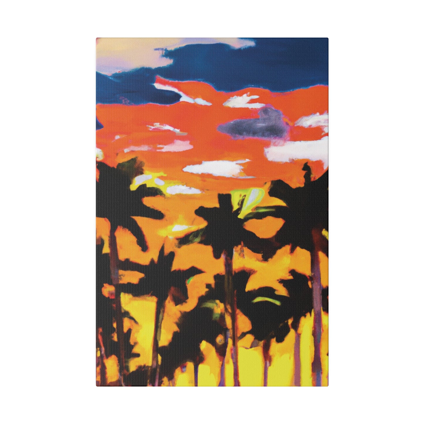 8206A - Miami Beach Sunset Painting Print | Miami | Beach | Sunset | Poster | Home Decor | Wall Art | Canvas