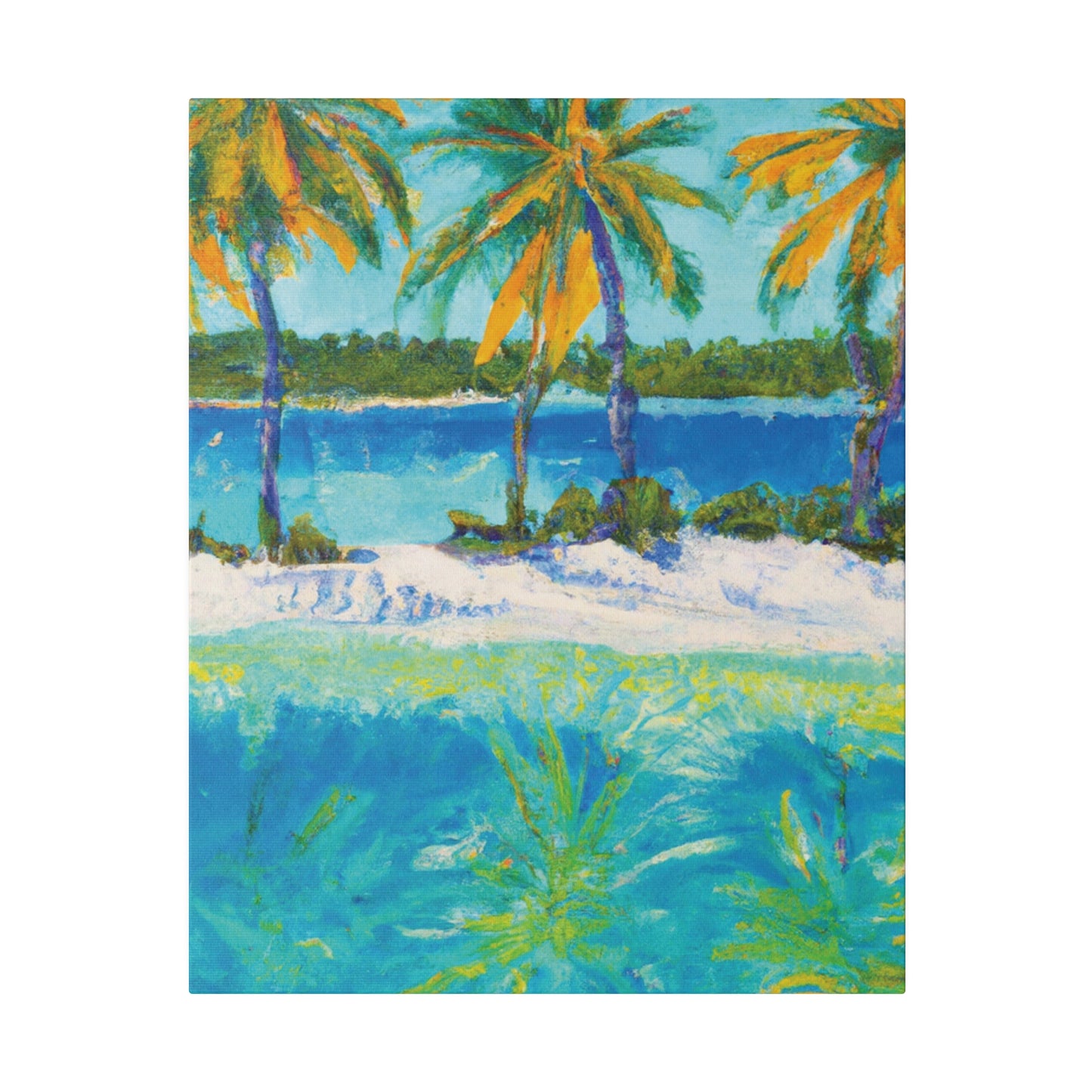 2367X - Bahamas Ocean Painting Print | Bahamas | Ocean | Beach | Poster | Home Decor | Wall Art | Canvas