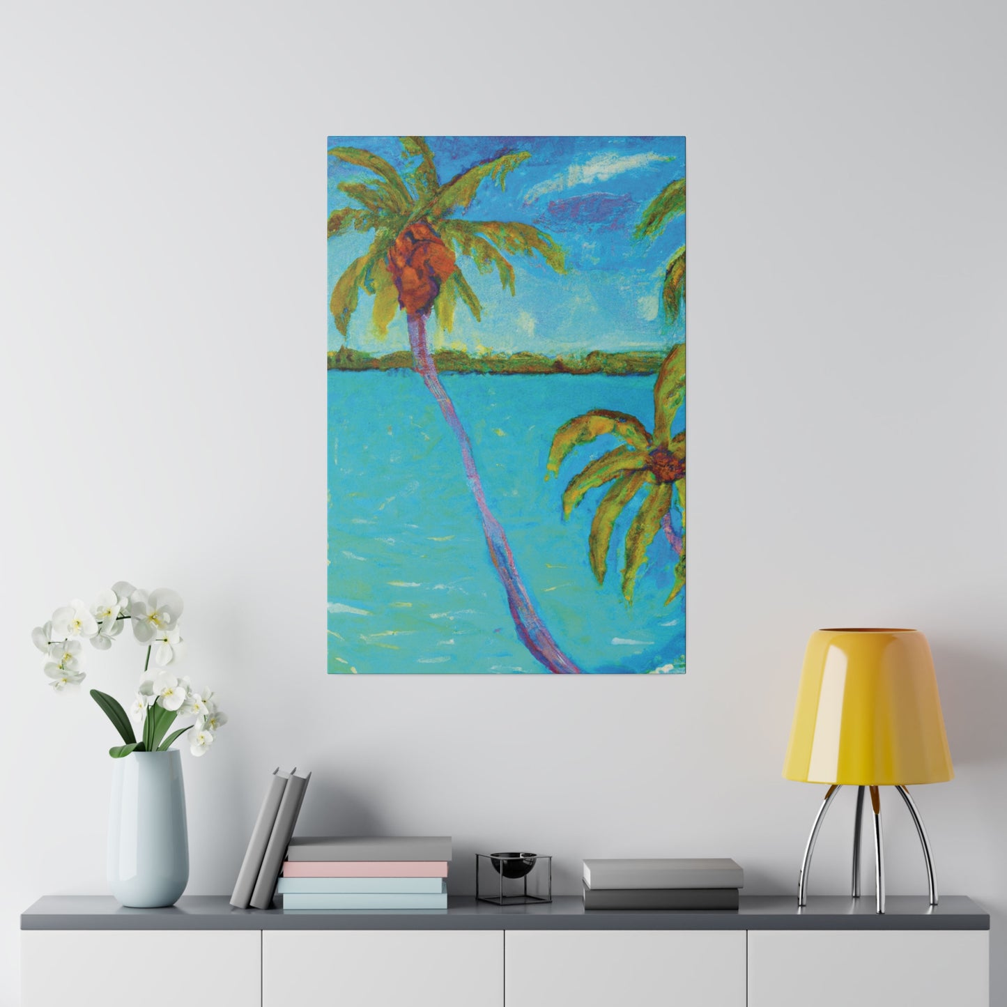 4676F - Bahamas Ocean Painting Print | Bahamas | Ocean | Beach | Poster | Home Decor | Wall Art | Canvas