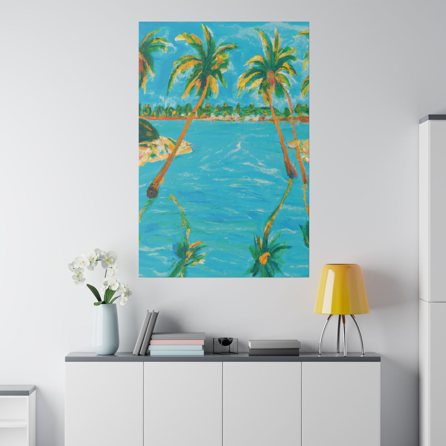 4338G - Bahamas Ocean Painting Print | Bahamas | Ocean | Beach | Poster | Home Decor | Wall Art | Canvas