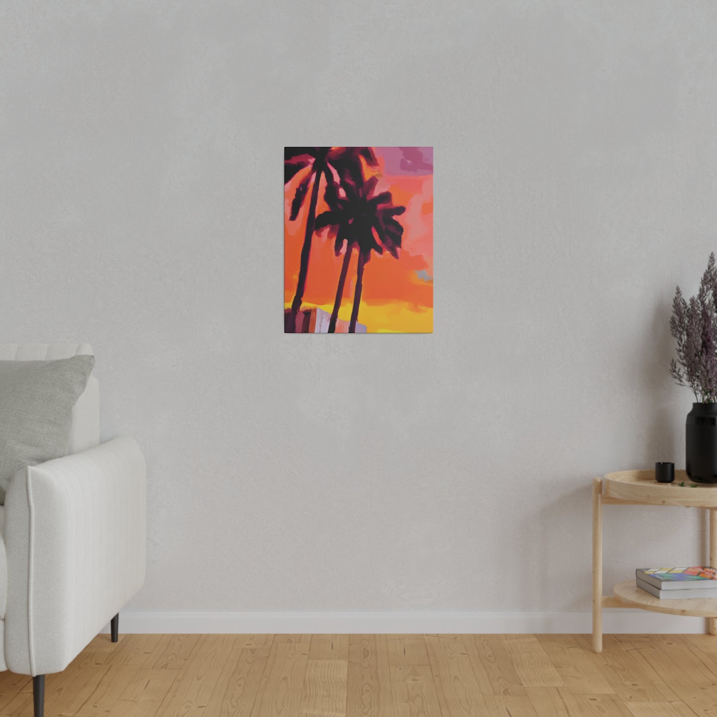 8398N - Miami Beach Sunset Painting Print | Miami | Beach | Sunset | Poster | Home Decor | Wall Art | Canvas