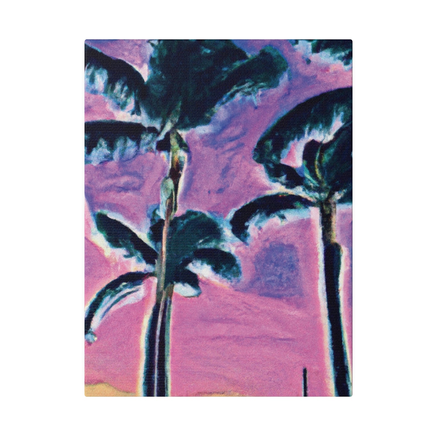 5697K - Miami Beach Sunset Painting Print | Miami | Beach | Sunset | Poster | Home Decor | Wall Art | Canvas