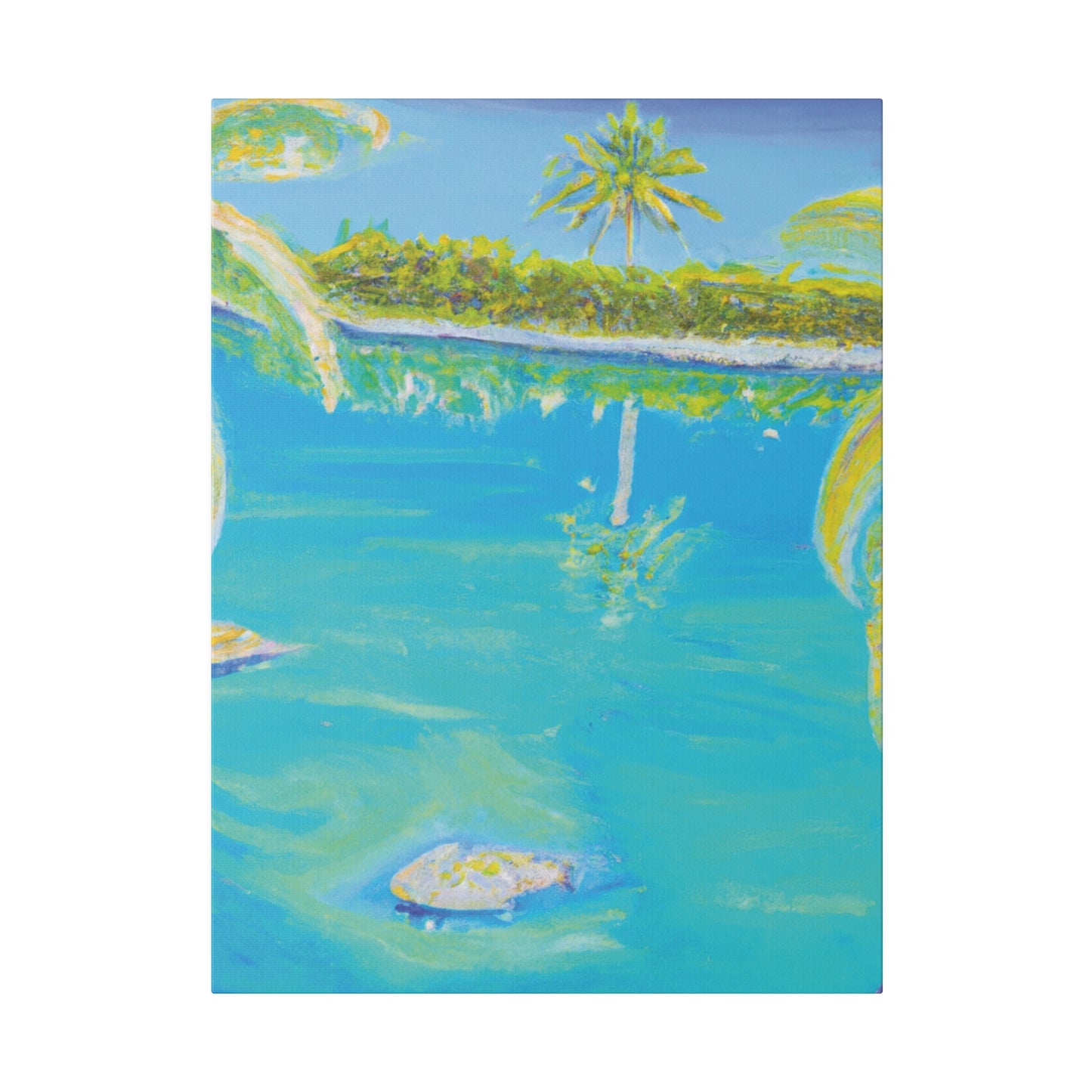 9546V - Bahamas Ocean Painting Print | Bahamas | Ocean | Beach | Poster | Home Decor | Wall Art | Canvas