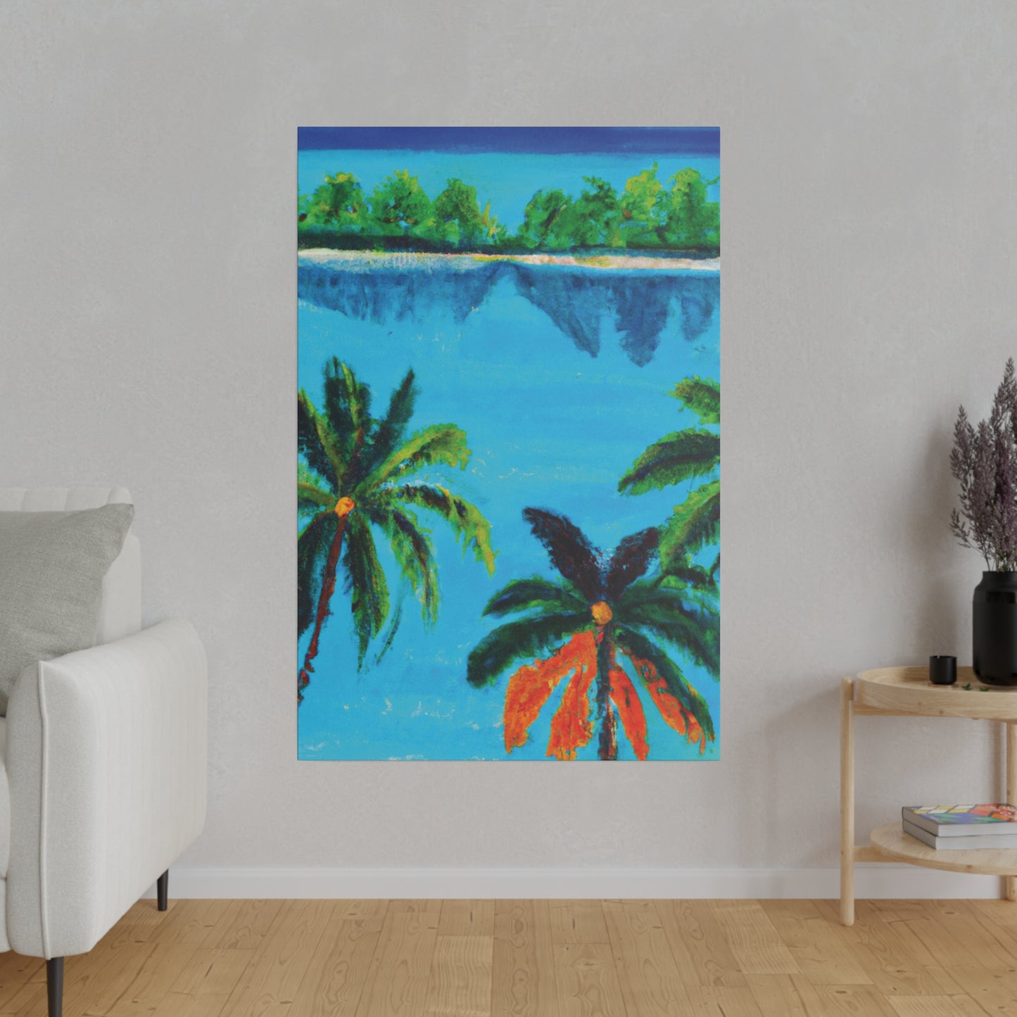 7373A - Bahamas Ocean Painting Print | Bahamas | Ocean | Beach | Poster | Home Decor | Wall Art | Canvas