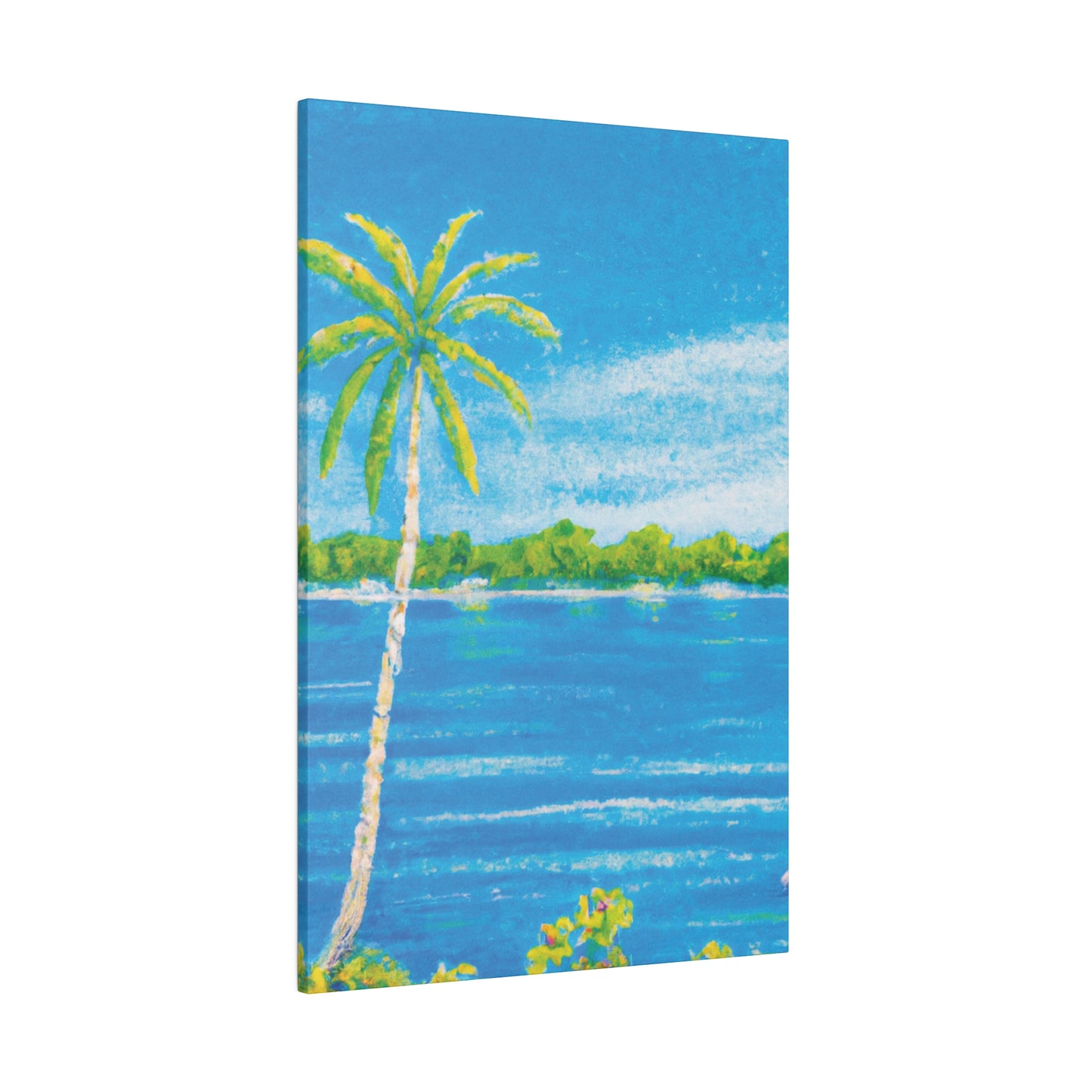 9803Q - Bahamas Ocean Painting Print | Bahamas | Ocean | Beach | Poster | Home Decor | Wall Art | Canvas