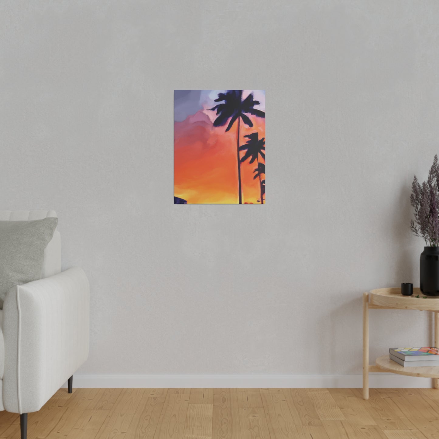 8625A - Miami Beach Sunset Painting Print | Miami | Beach | Sunset | Poster | Home Decor | Wall Art | Canvas