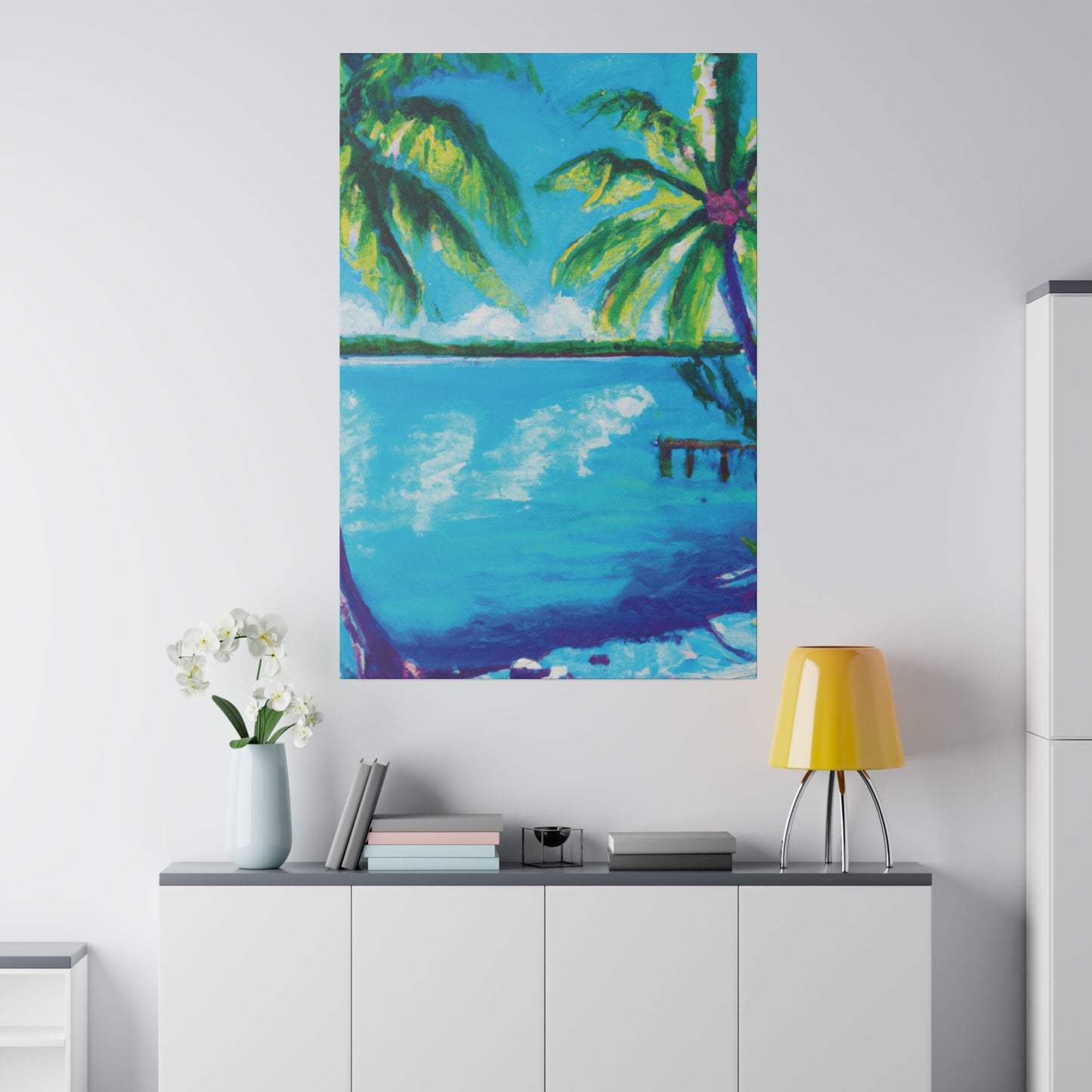 7583G - Bahamas Ocean Painting Print | Bahamas | Ocean | Beach | Poster | Home Decor | Wall Art | Canvas