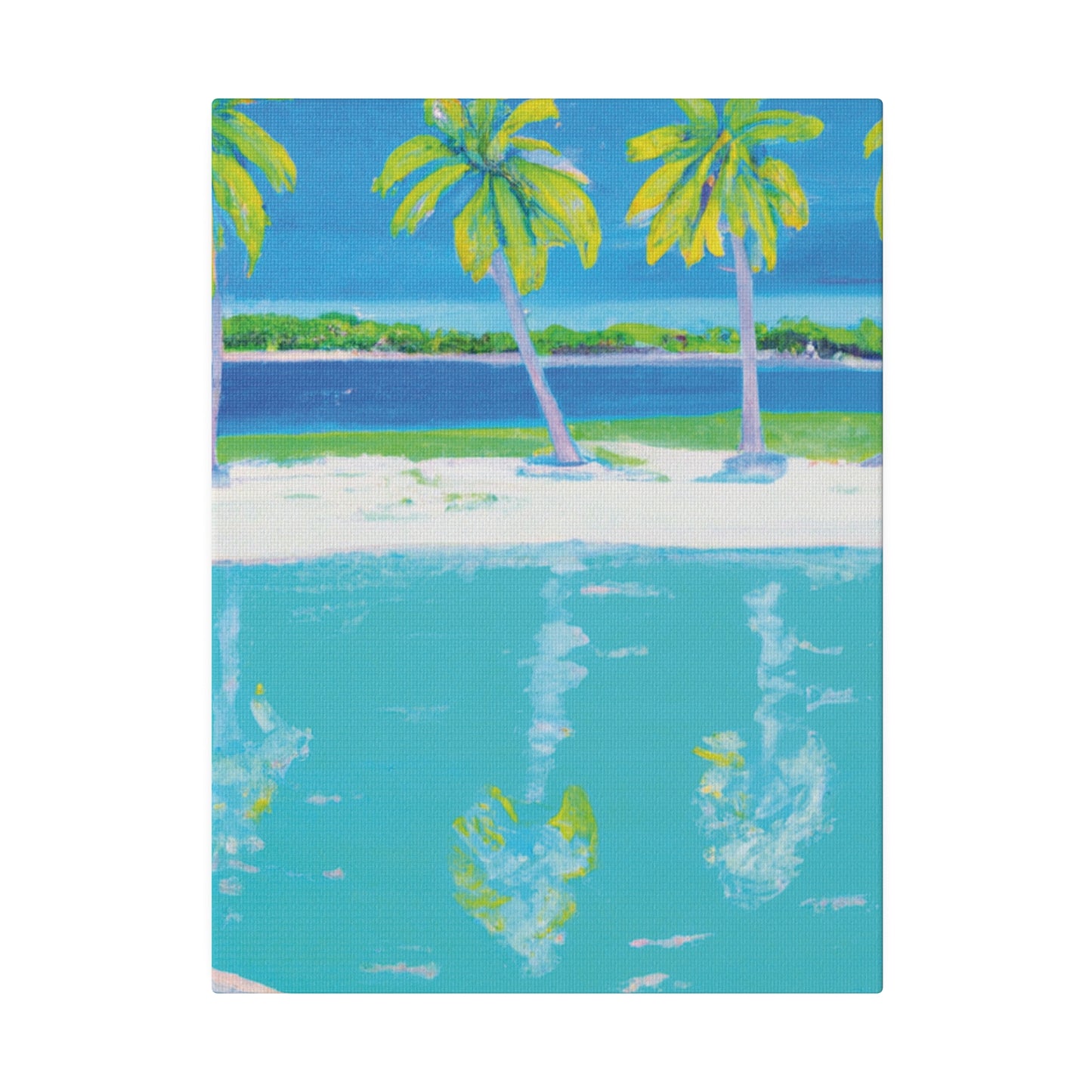 2196Z - Bahamas Ocean Painting Print | Bahamas | Ocean | Beach | Poster | Home Decor | Wall Art | Canvas