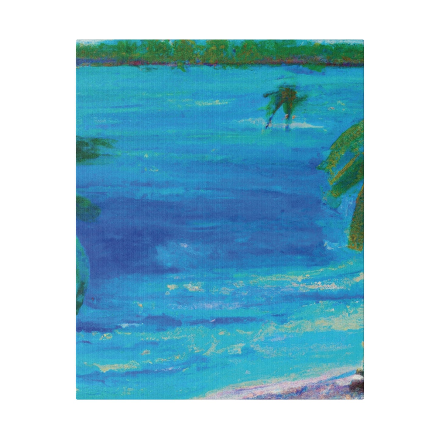 5105Q - Bahamas Ocean Painting Print | Bahamas | Ocean | Beach | Poster | Home Decor | Wall Art | Canvas