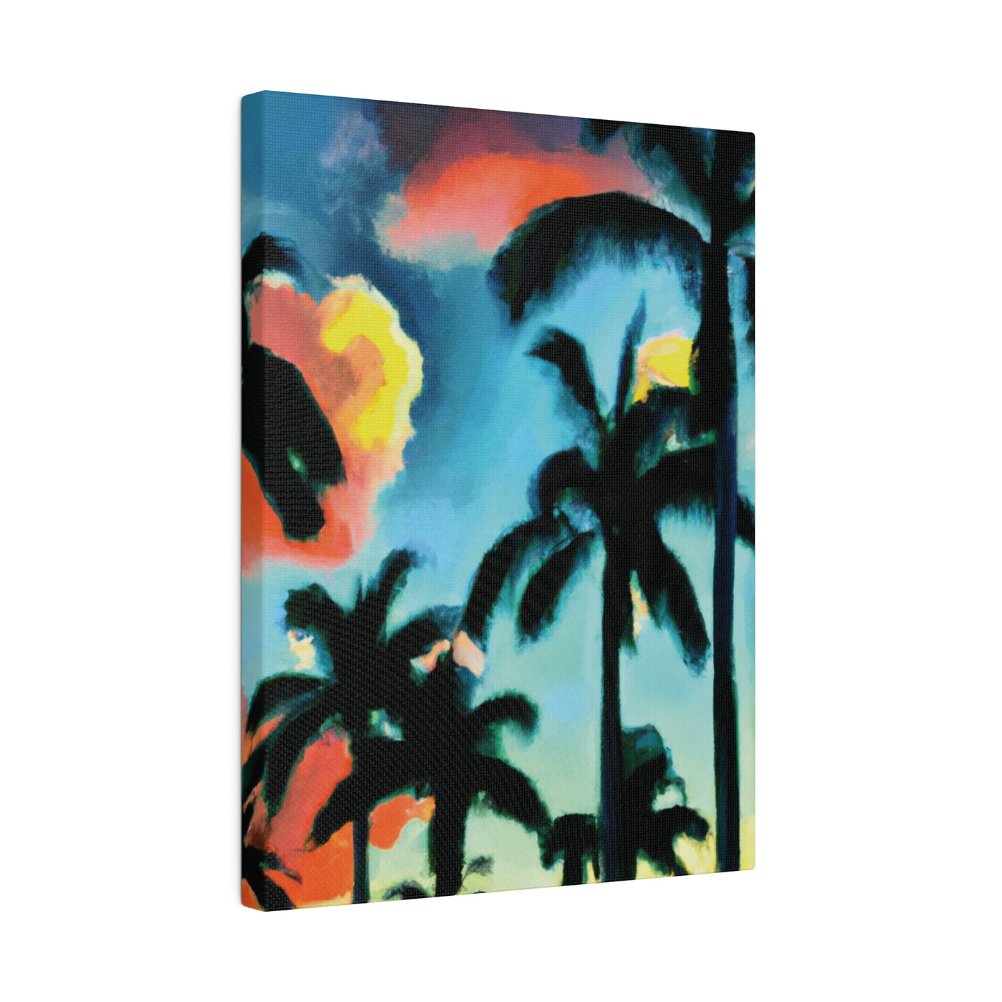 8724W - Miami Beach Sunset Painting Print | Miami | Beach | Sunset | Poster | Home Decor | Wall Art | Canvas