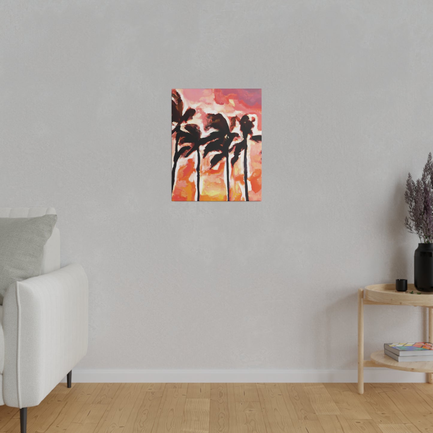 6129V - Miami Beach Sunset Painting Print | Miami | Beach | Sunset | Poster | Home Decor | Wall Art | Canvas