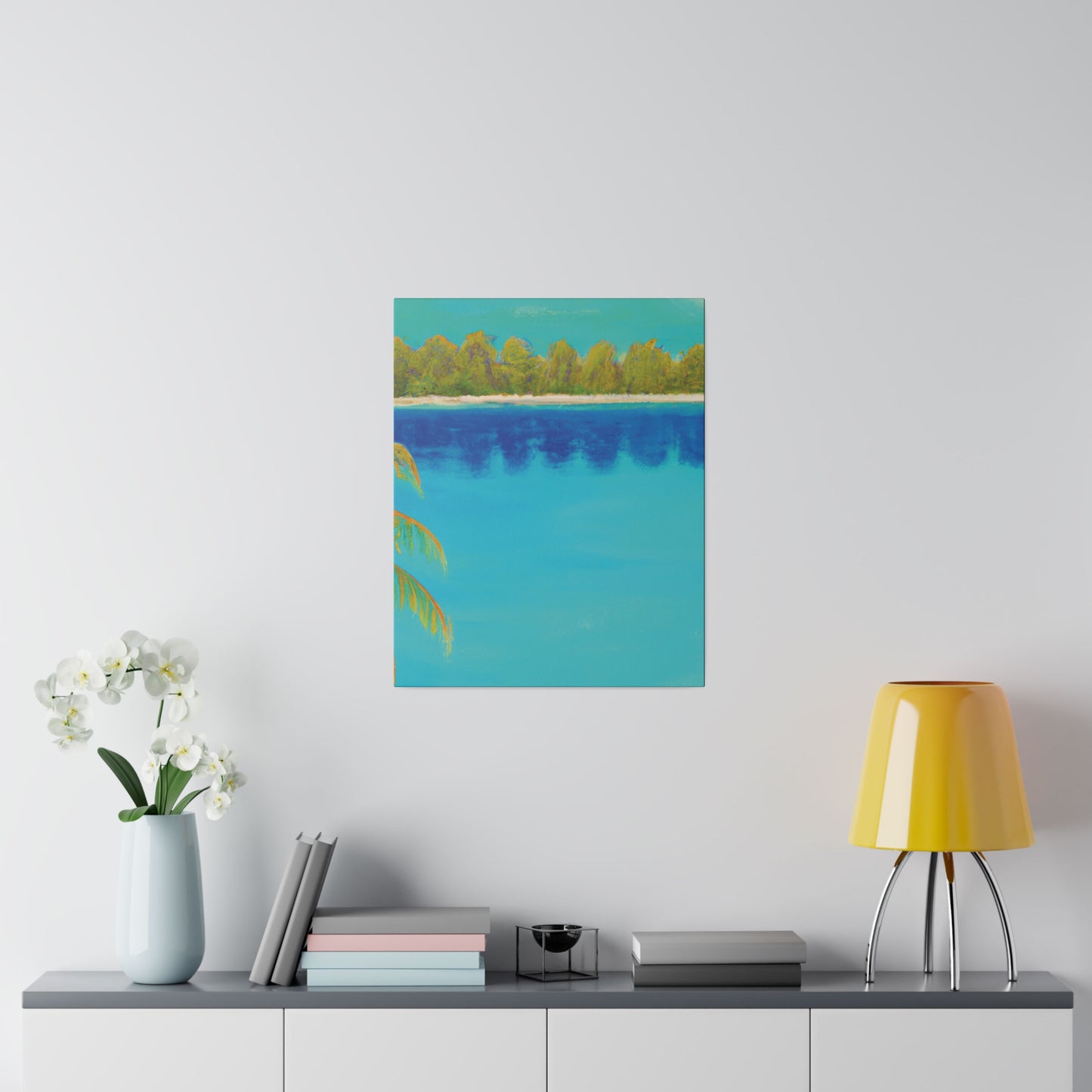 9134K - Bahamas Ocean Painting Print | Bahamas | Ocean | Beach | Poster | Home Decor | Wall Art | Canvas