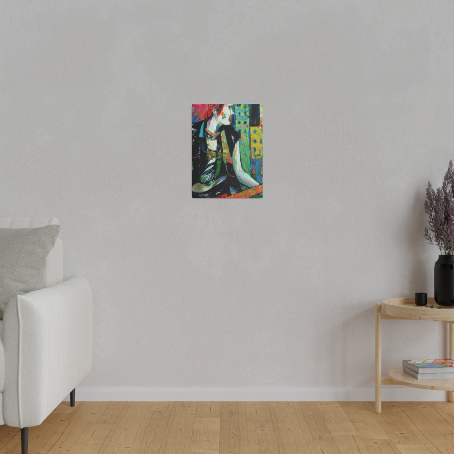 8726V - Rockstar Oil Painting Style Print | Poster | Home Decor | Wall Art | Music Art | Canvas