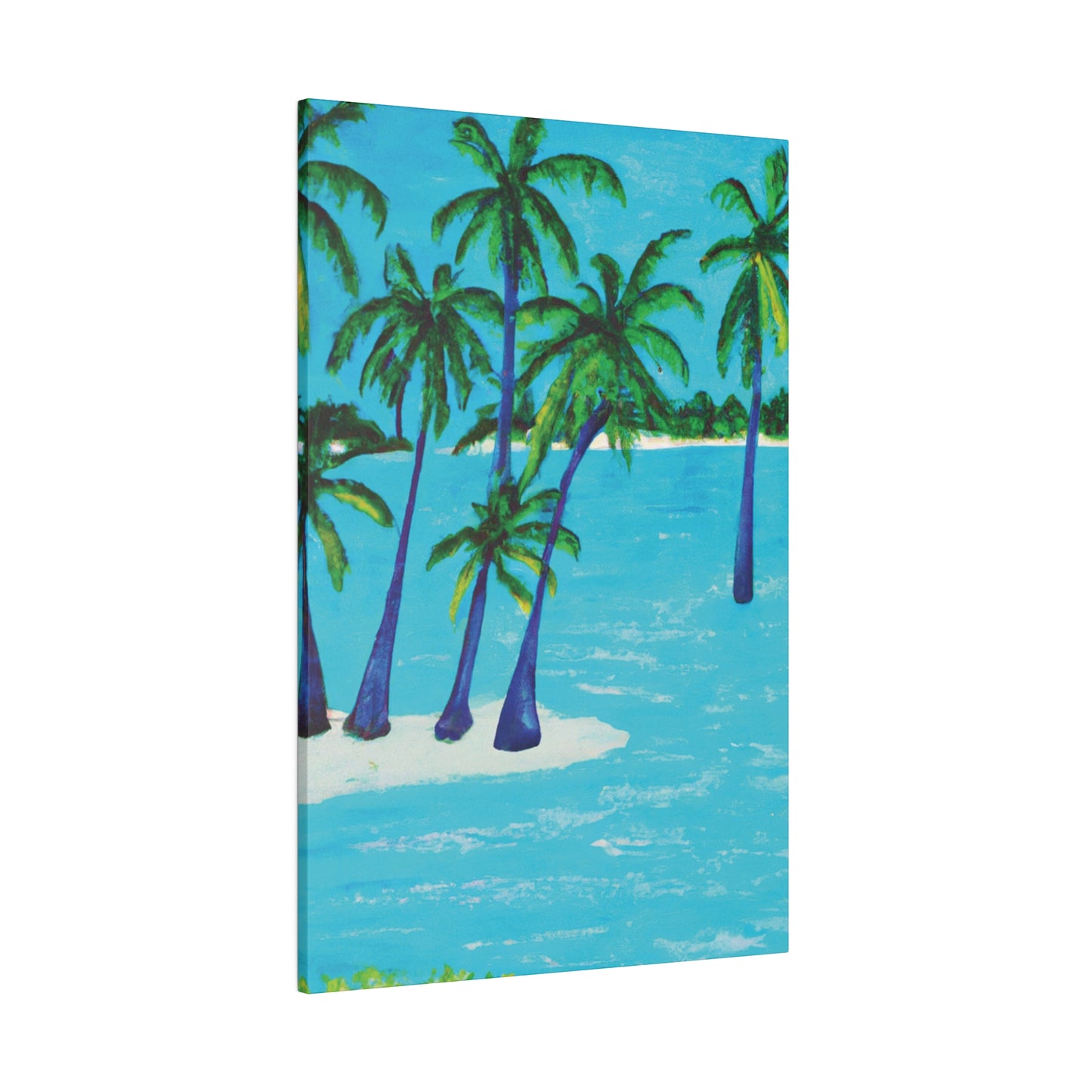 2486G - Bahamas Ocean Painting Print | Bahamas | Ocean | Beach | Poster | Home Decor | Wall Art | Canvas