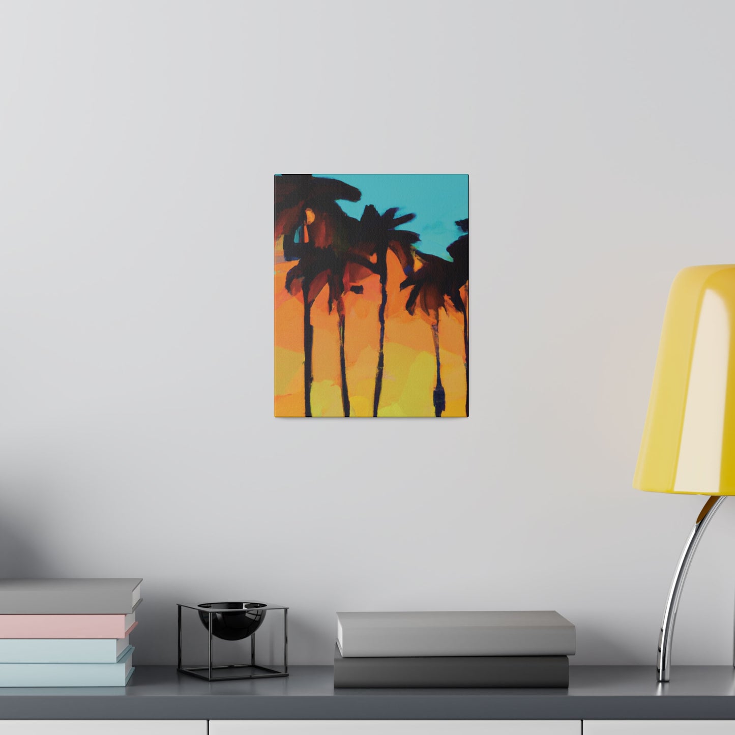 3606O - Miami Beach Sunset Painting Print | Miami | Beach | Sunset | Poster | Home Decor | Wall Art | Canvas