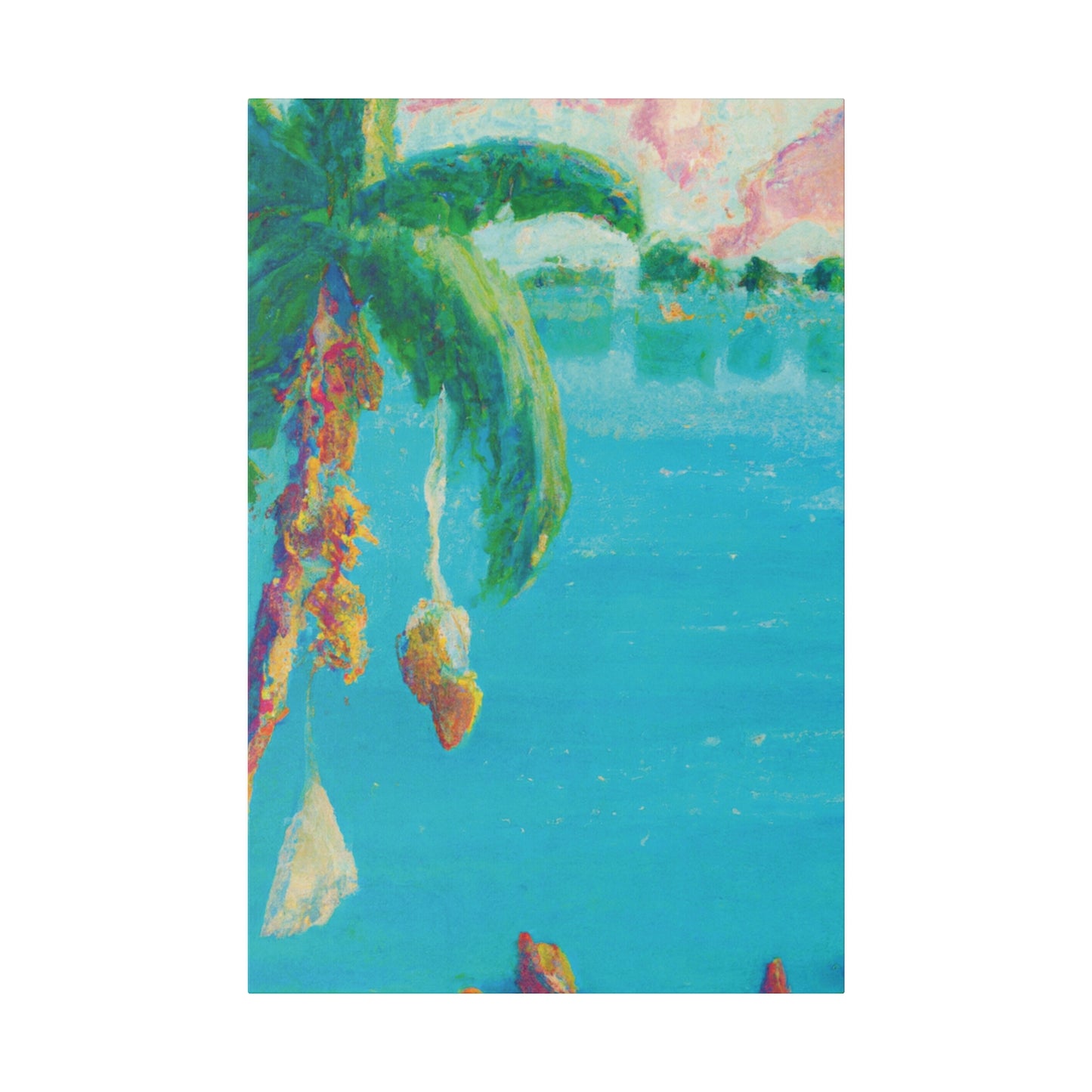 7357A - Bahamas Ocean Painting Print | Bahamas | Ocean | Beach | Poster | Home Decor | Wall Art | Canvas