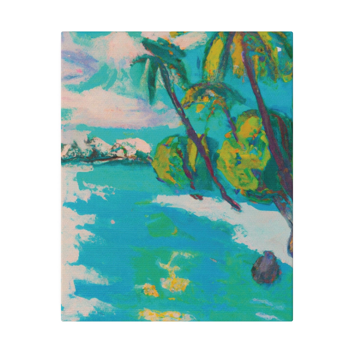 1787U - Bahamas Ocean Painting Print | Bahamas | Ocean | Beach | Poster | Home Decor | Wall Art | Canvas