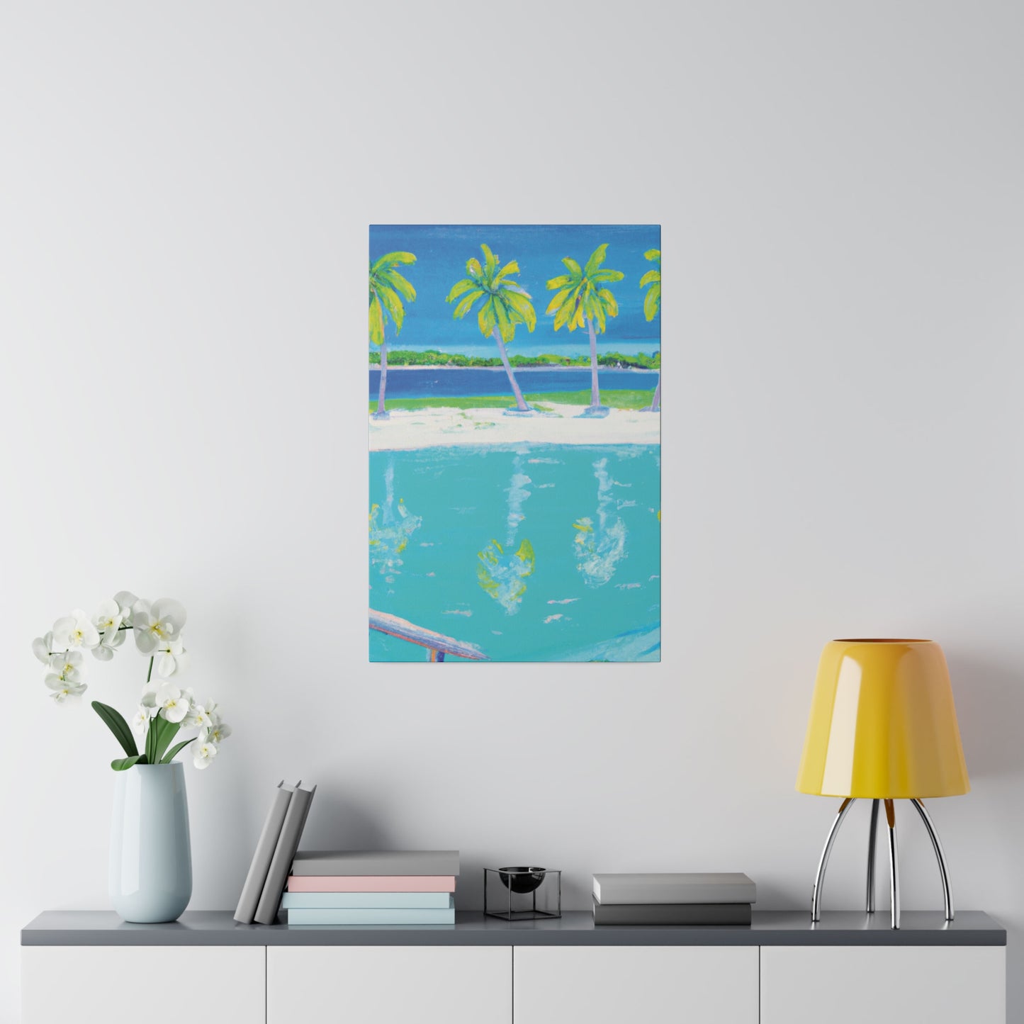 2196Z - Bahamas Ocean Painting Print | Bahamas | Ocean | Beach | Poster | Home Decor | Wall Art | Canvas