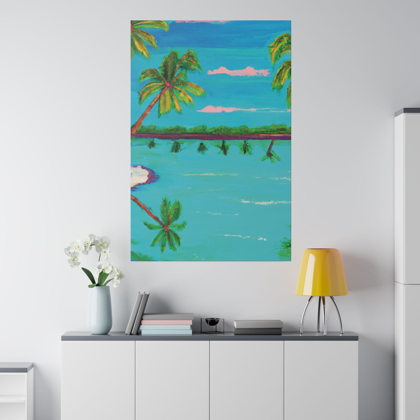 3739G - Bahamas Ocean Painting Print | Bahamas | Ocean | Beach | Poster | Home Decor | Wall Art | Canvas