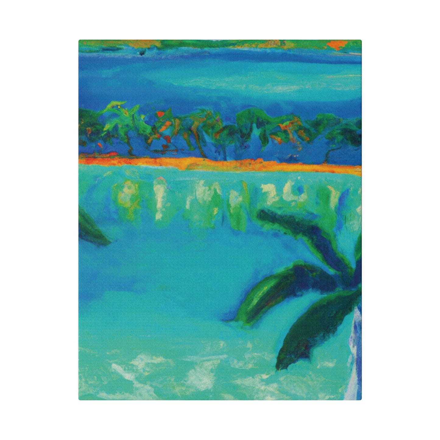 3784F - Bahamas Ocean Painting Print | Bahamas | Ocean | Beach | Poster | Home Decor | Wall Art | Canvas