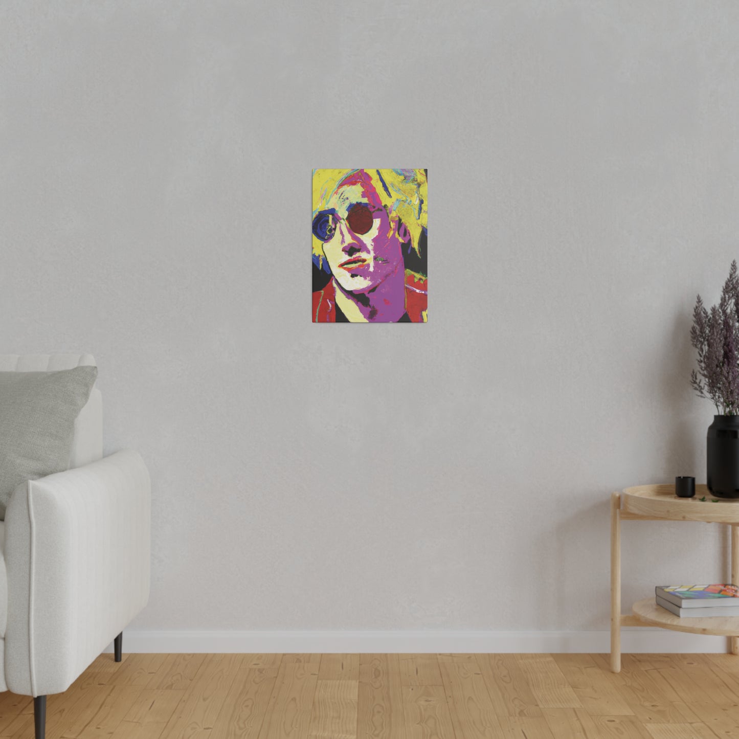 9642H - Rockstar Painting Print | Face | Abstract | Poster | Home Decor | Wall Art | Music Art | Canvas