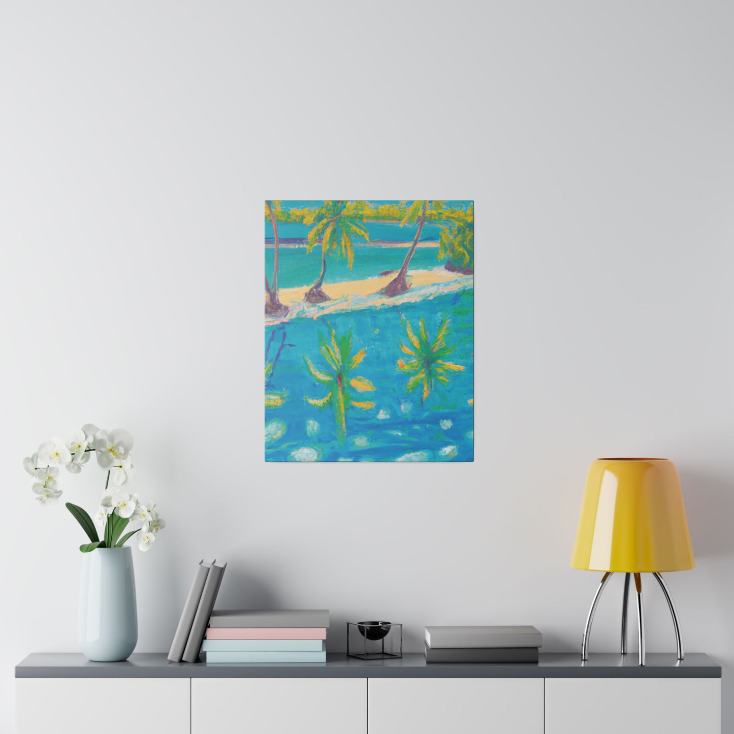 4825R - Bahamas Ocean Painting Print | Bahamas | Ocean | Beach | Poster | Home Decor | Wall Art | Canvas