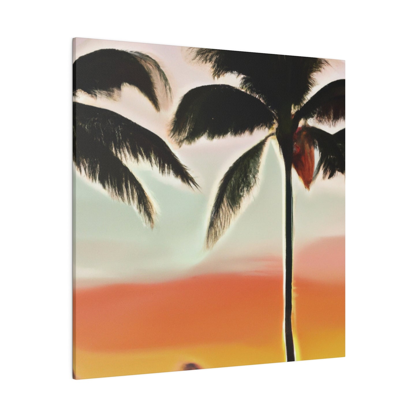 8646K - Miami Beach Sunset Painting Print | Miami | Beach | Sunset | Poster | Home Decor | Wall Art | Canvas