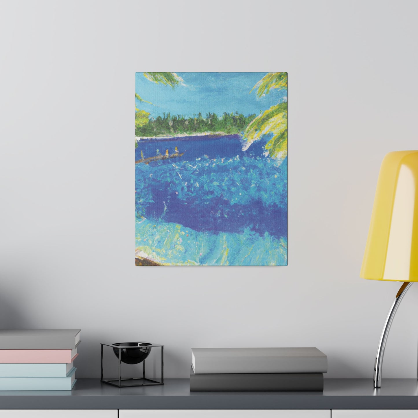 9673H - Bahamas Ocean Painting Print | Bahamas | Ocean | Beach | Poster | Home Decor | Wall Art | Canvas