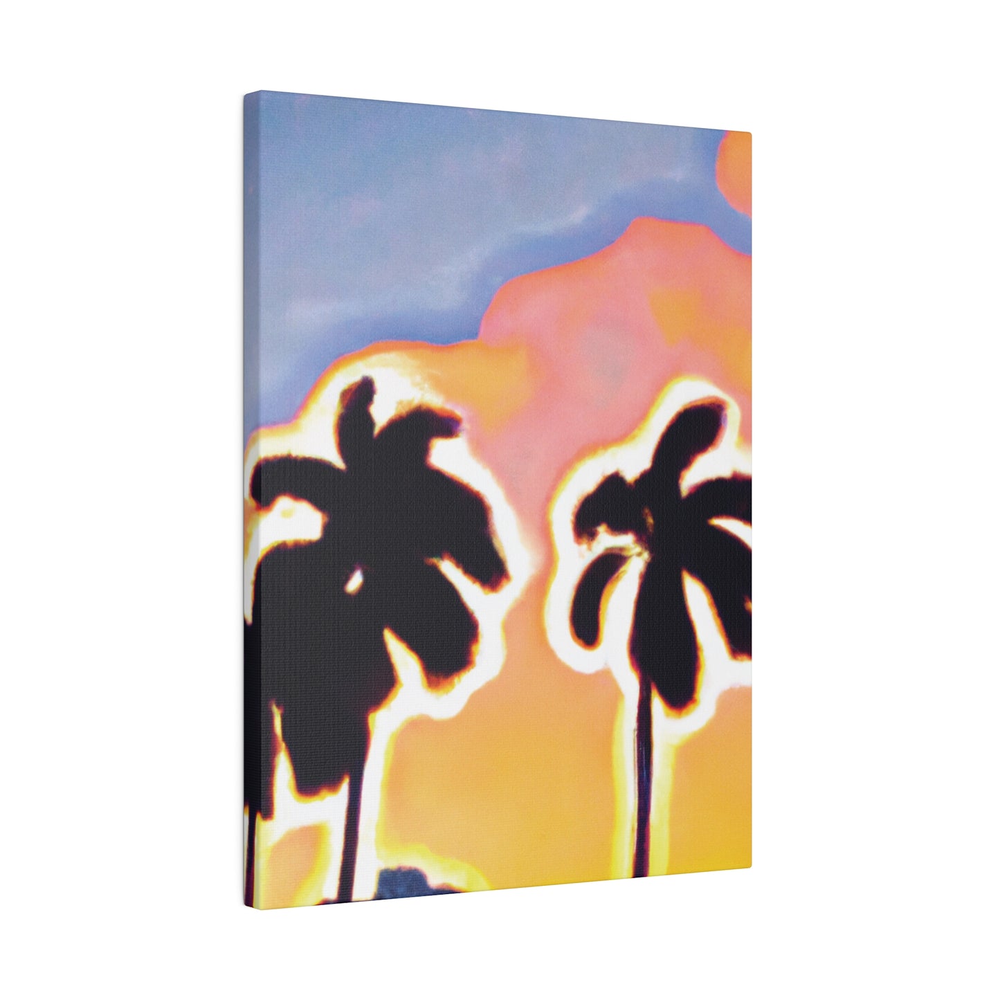 2766U - Miami Beach Sunset Painting Print | Miami | Beach | Sunset | Poster | Home Decor | Wall Art | Canvas