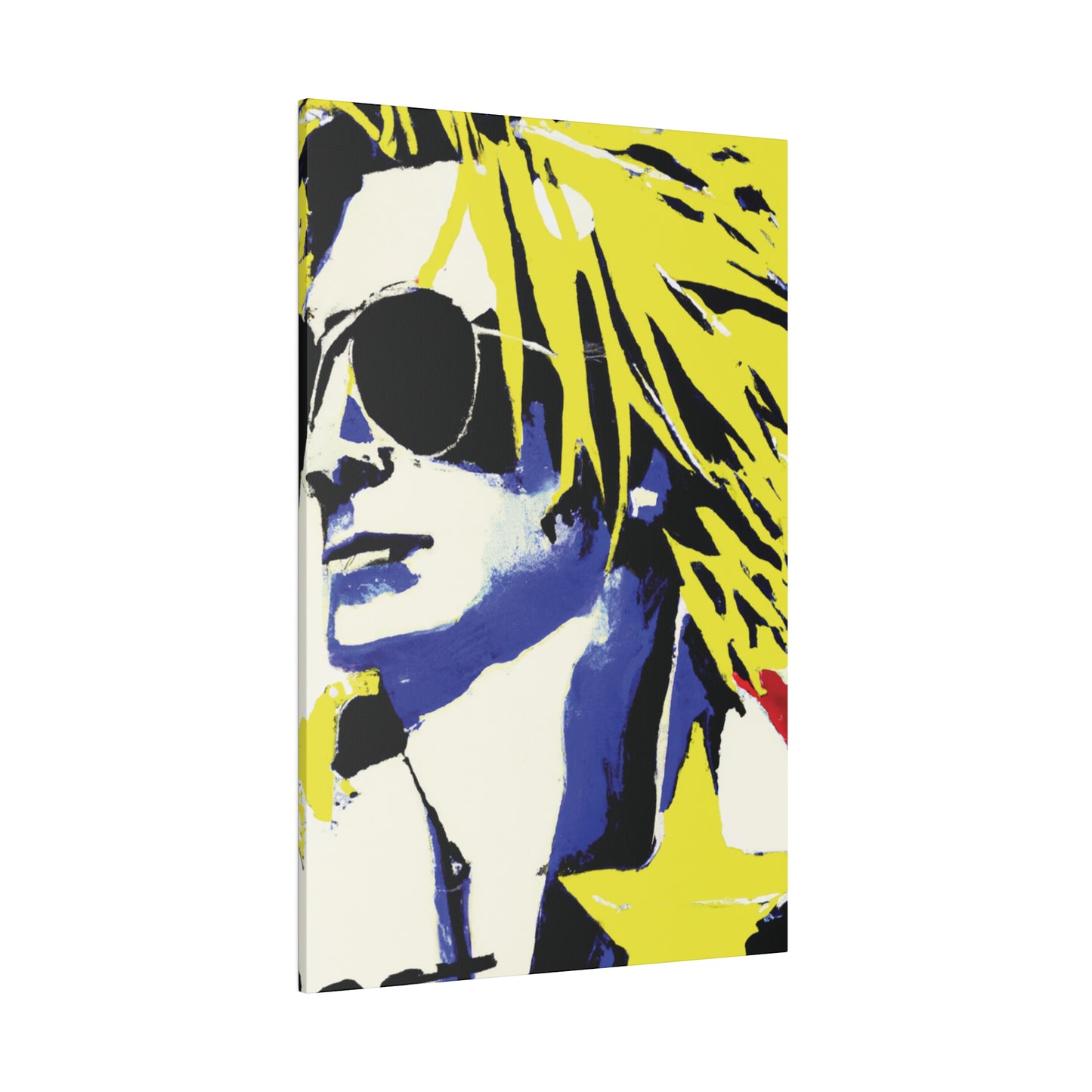 8928P - Rockstar Painting Print | Face | Abstract | Poster | Home Decor | Wall Art | Music Art | Canvas