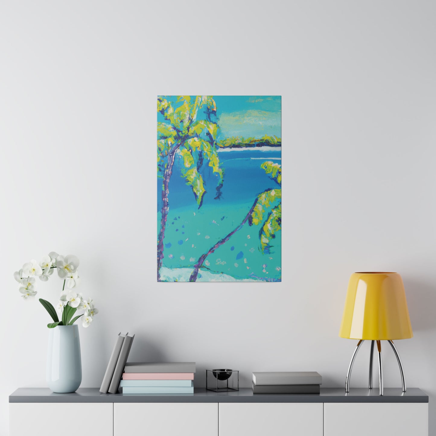 4893N - Bahamas Ocean Painting Print | Bahamas | Ocean | Beach | Poster | Home Decor | Wall Art | Canvas