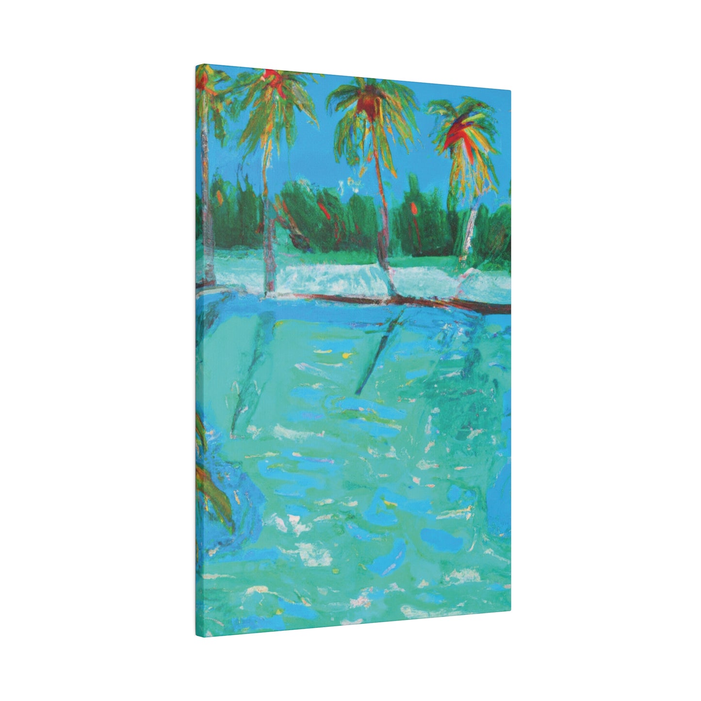 8483P - Bahamas Ocean Painting Print | Bahamas | Ocean | Beach | Poster | Home Decor | Wall Art | Canvas