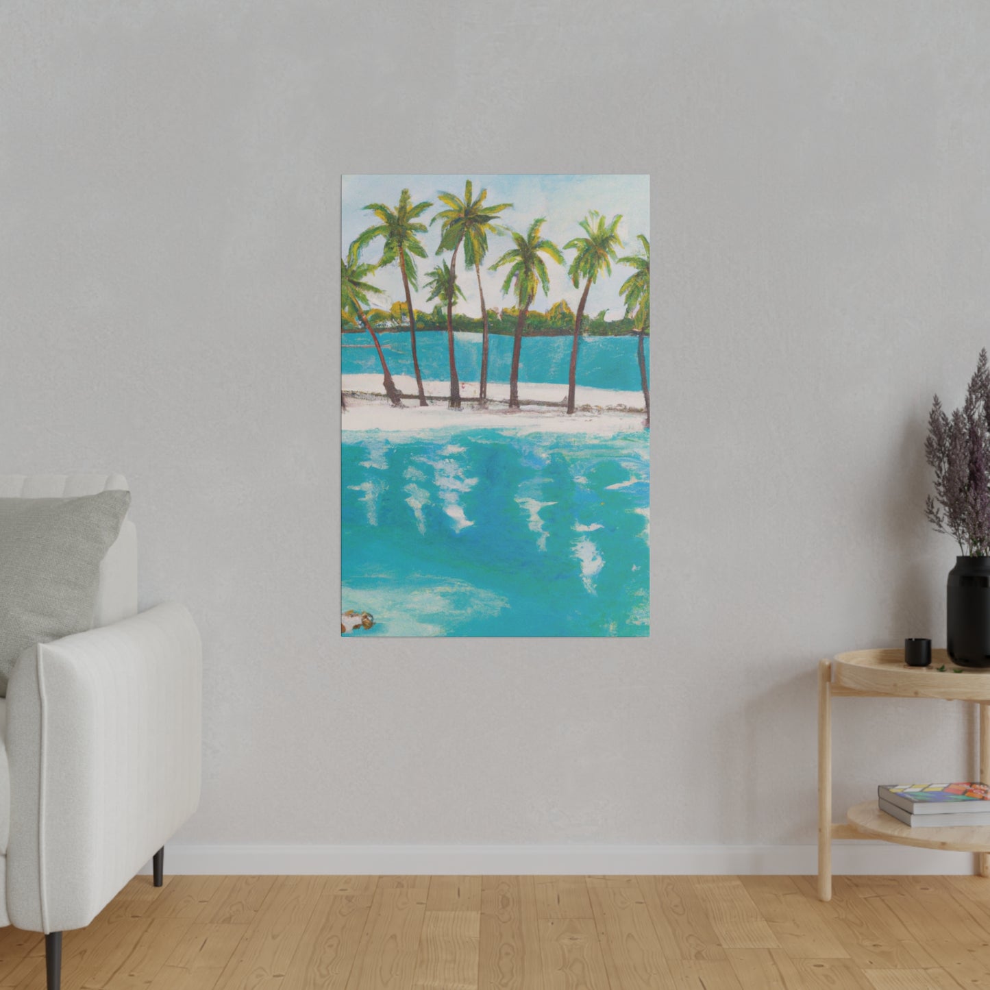 8045G - Bahamas Ocean Painting Print | Bahamas | Ocean | Beach | Poster | Home Decor | Wall Art | Canvas