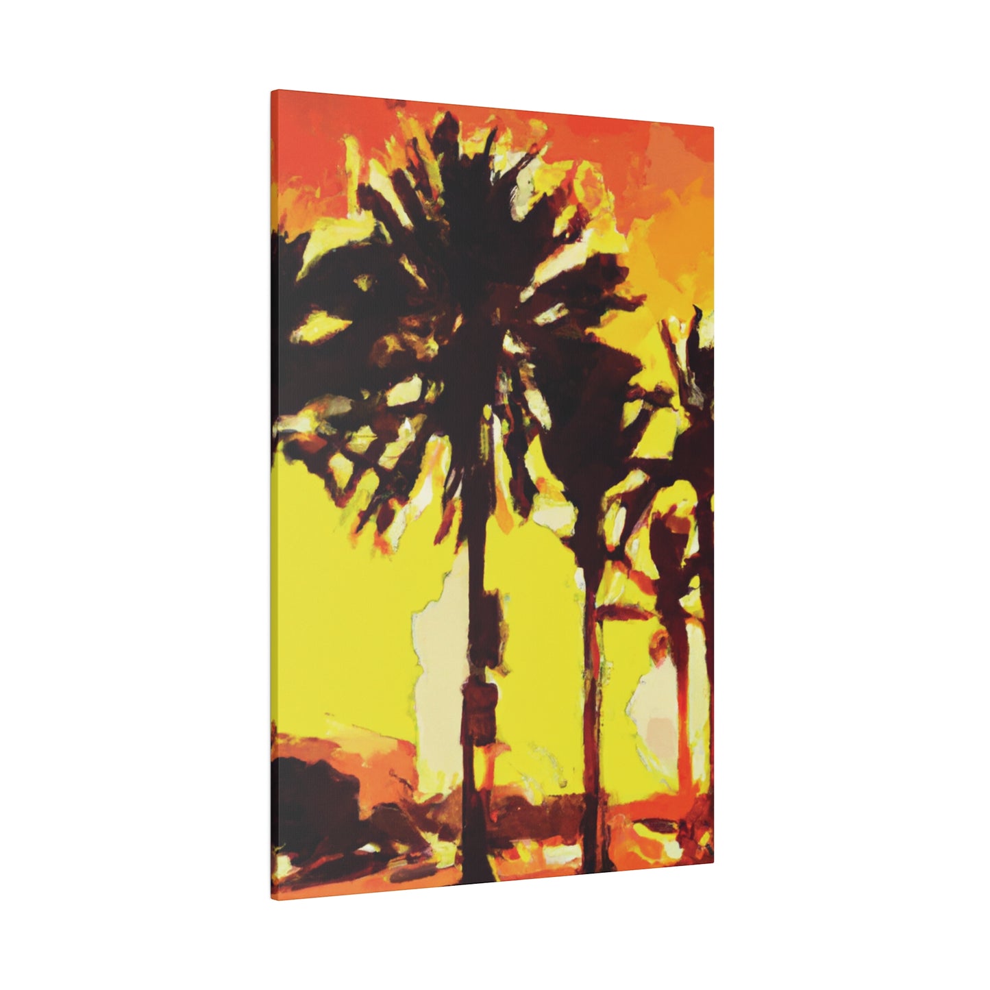 8336Q - Miami Beach Sunset Painting Print | Miami | Beach | Sunset | Poster | Home Decor | Wall Art | Canvas