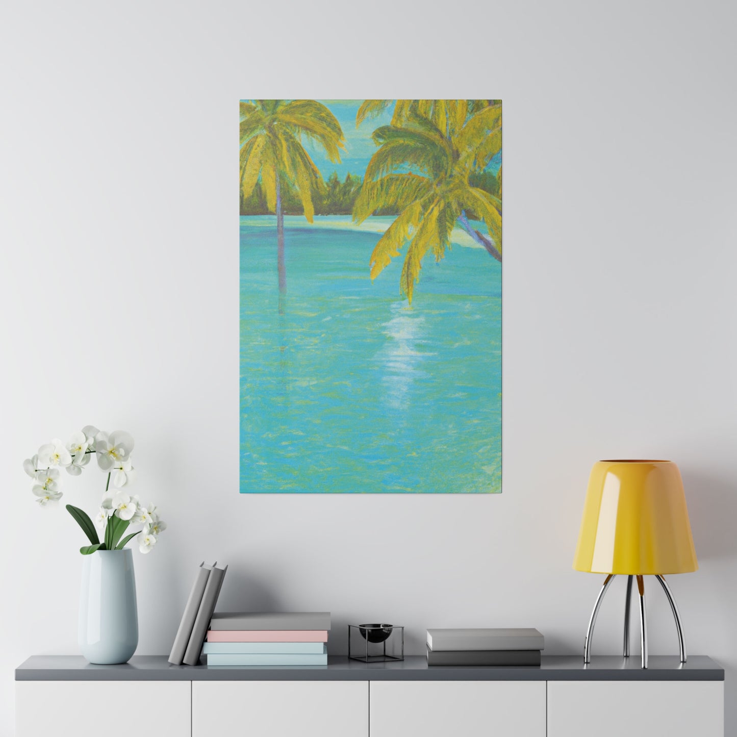 3412M - Bahamas Ocean Painting Print | Bahamas | Ocean | Beach | Poster | Home Decor | Wall Art | Canvas