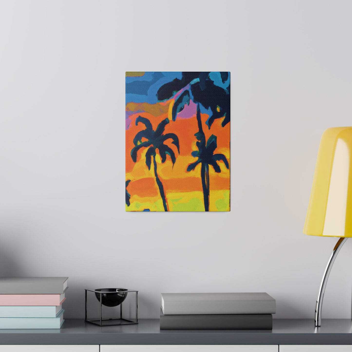 5462R - Miami Beach Sunset Painting Print | Miami | Beach | Sunset | Poster | Home Decor | Wall Art | Canvas