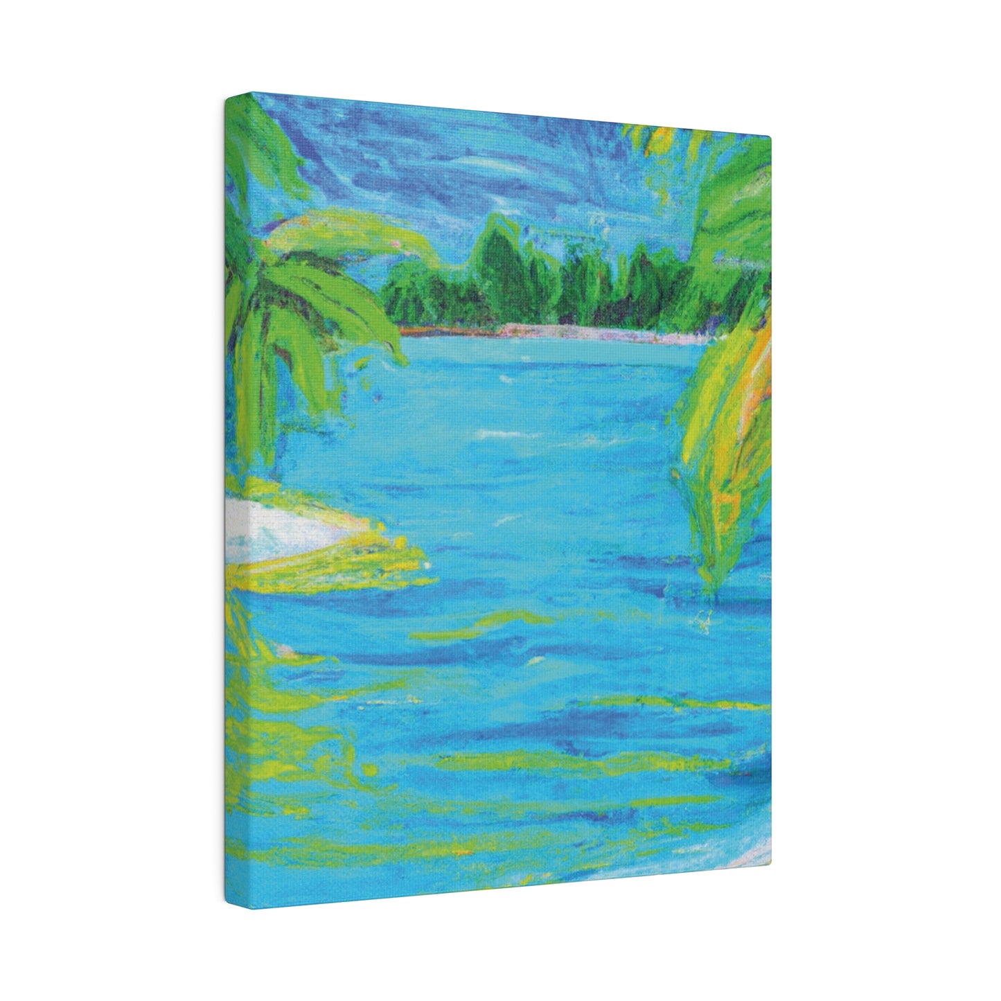 9709k - Bahamas Ocean Painting Print | Bahamas | Ocean | Beach | Poster | Home Decor | Wall Art | Canvas
