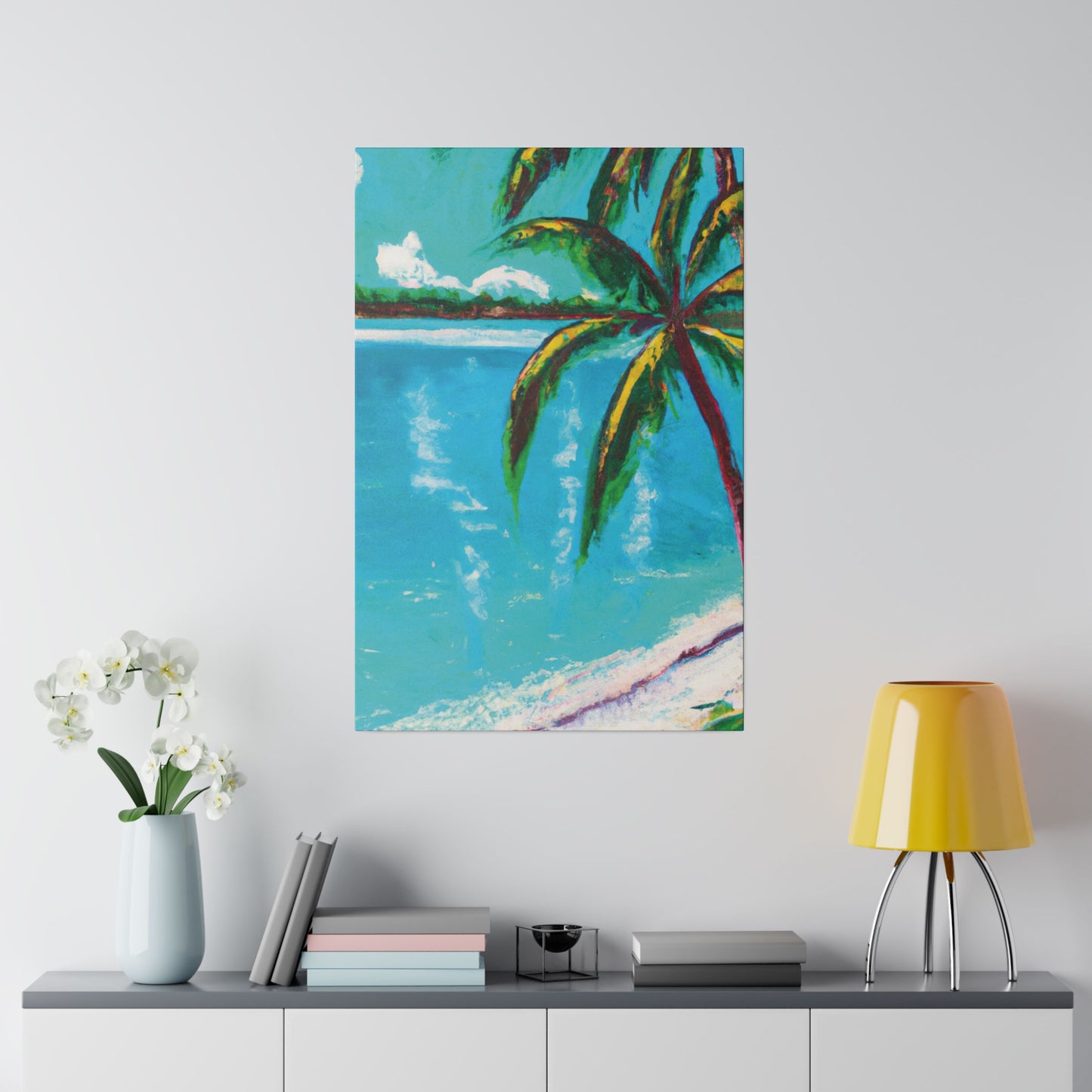 3917M - Bahamas Ocean Painting Print | Bahamas | Ocean | Beach | Poster | Home Decor | Wall Art | Canvas