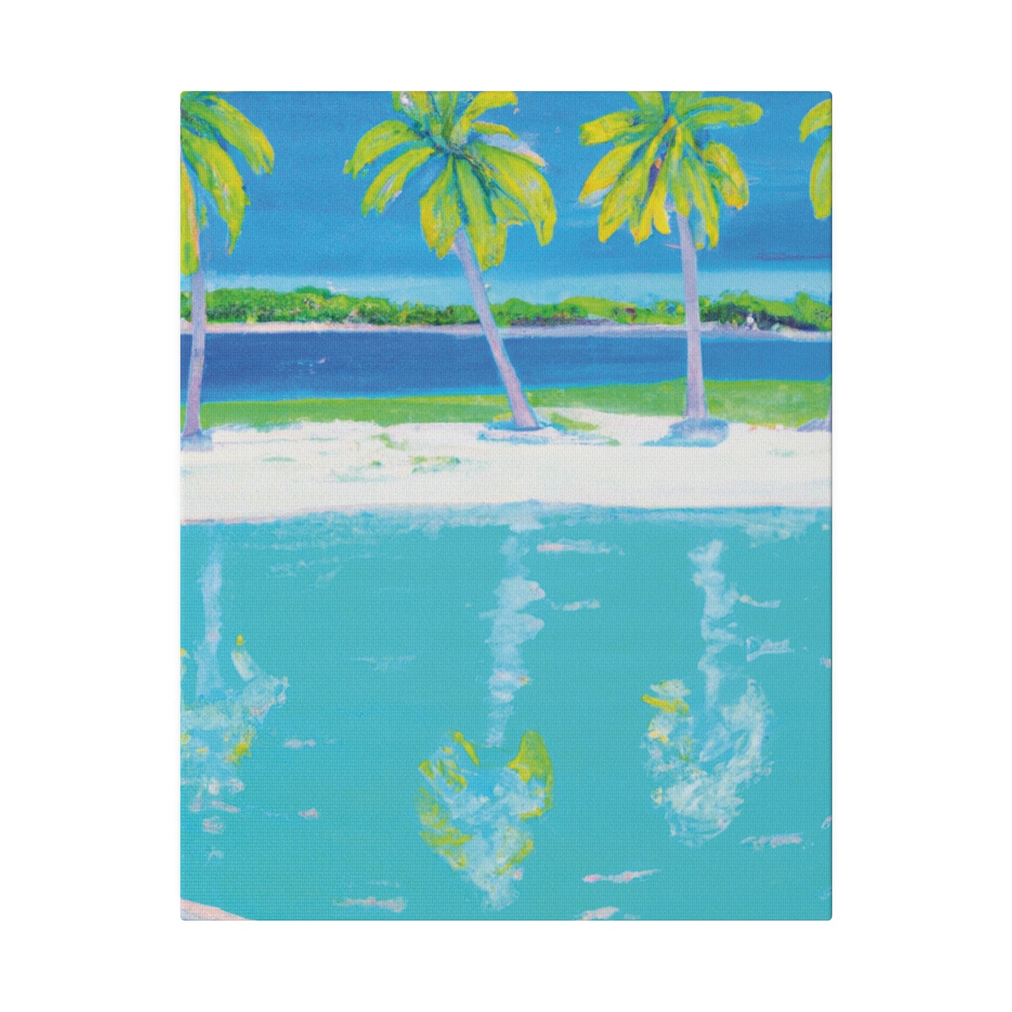 2196Z - Bahamas Ocean Painting Print | Bahamas | Ocean | Beach | Poster | Home Decor | Wall Art | Canvas