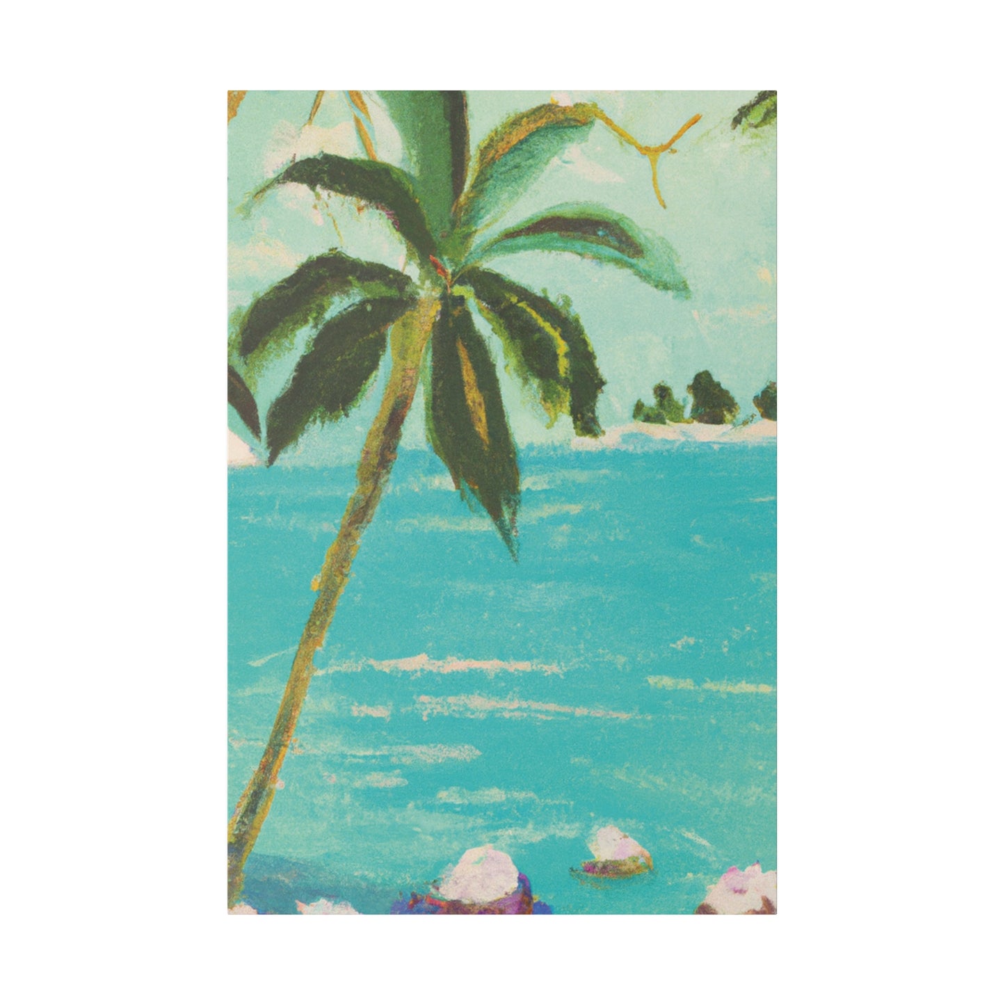 8809K - Bahamas Ocean Painting Print | Bahamas | Ocean | Beach | Poster | Home Decor | Wall Art | Canvas