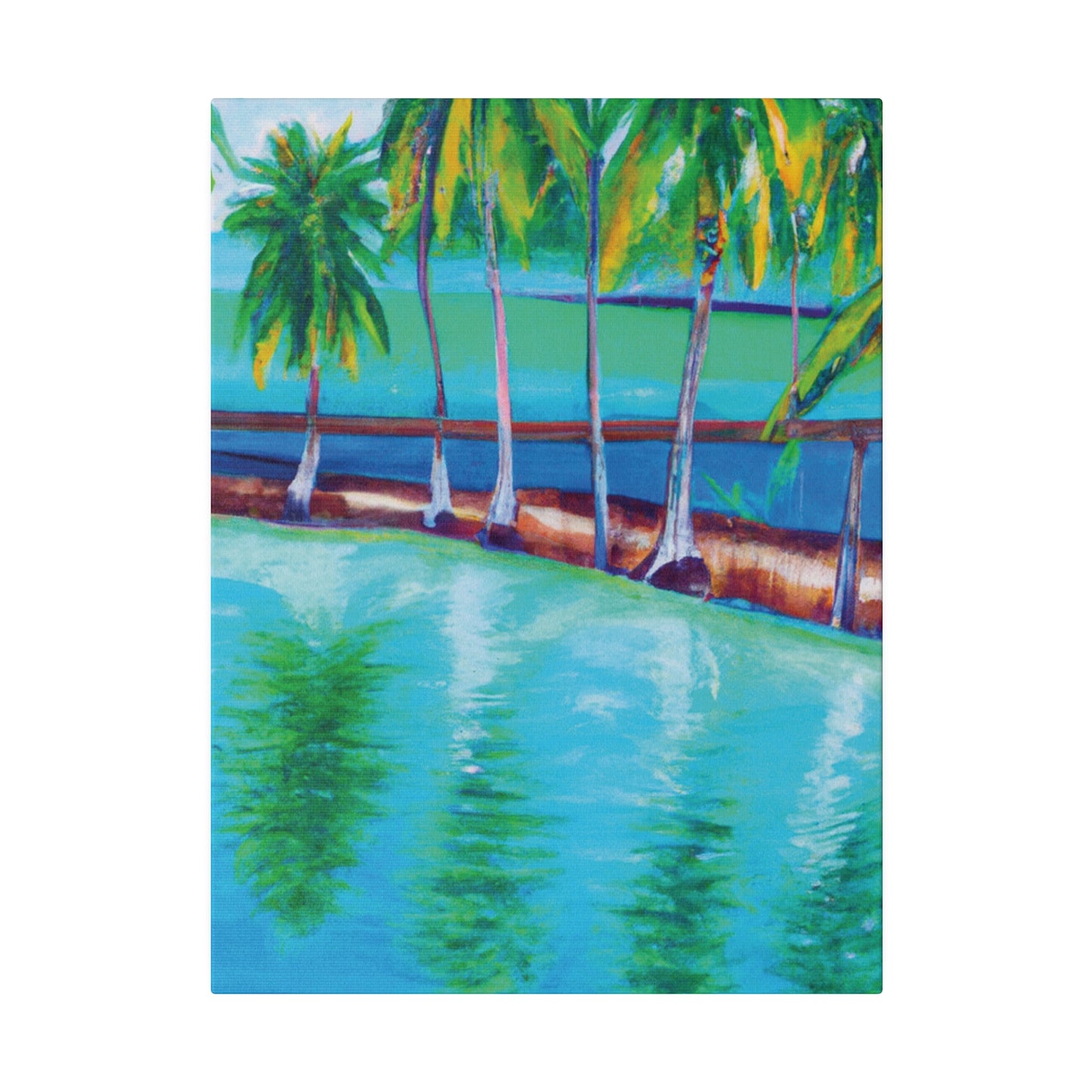 9214C - Bahamas Ocean Painting Print | Bahamas | Ocean | Beach | Poster | Home Decor | Wall Art | Canvas