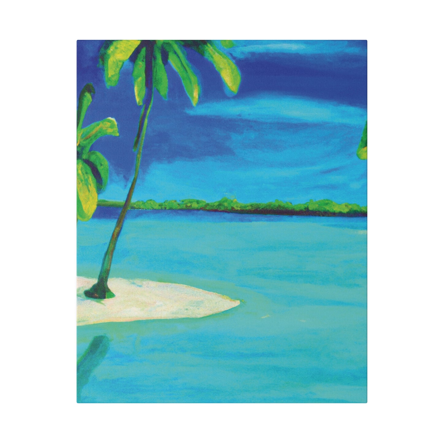 7352P - Bahamas Ocean Painting Print | Bahamas | Ocean | Beach | Poster | Home Decor | Wall Art | Canvas