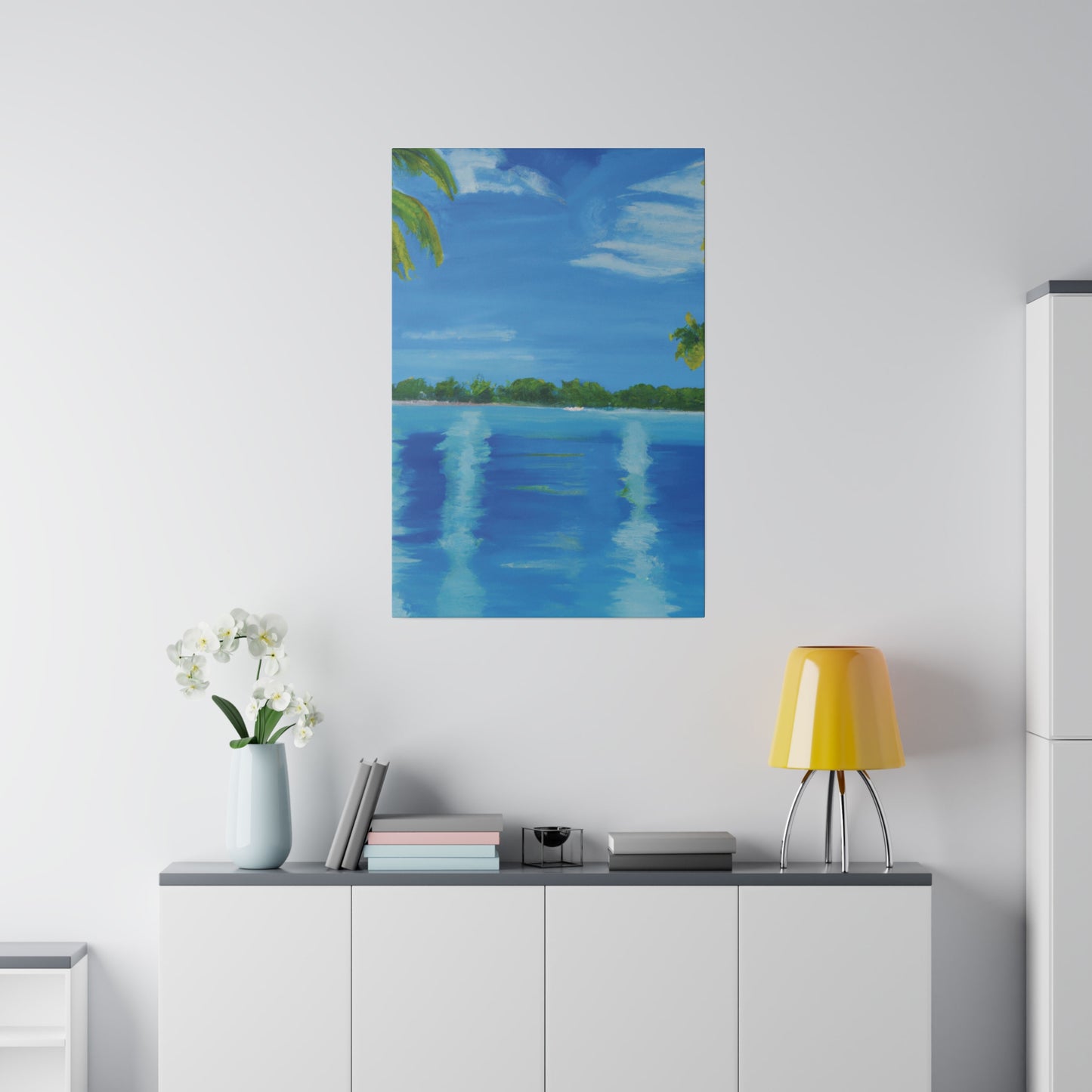 6876O - Bahamas Ocean Painting Print | Bahamas | Ocean | Beach | Poster | Home Decor | Wall Art | Canvas