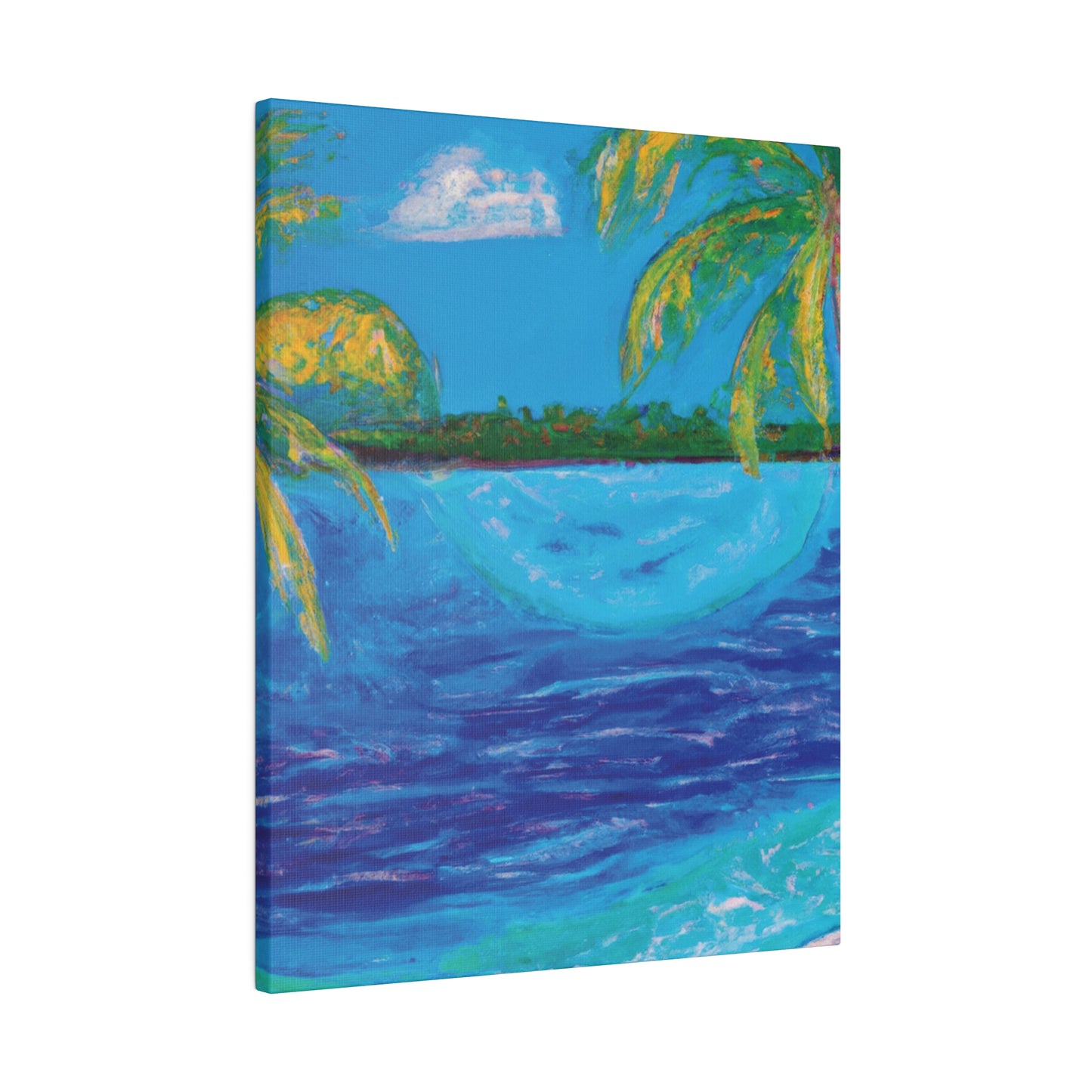 6704T - Bahamas Ocean Painting Print | Bahamas | Ocean | Beach | Poster | Home Decor | Wall Art | Canvas