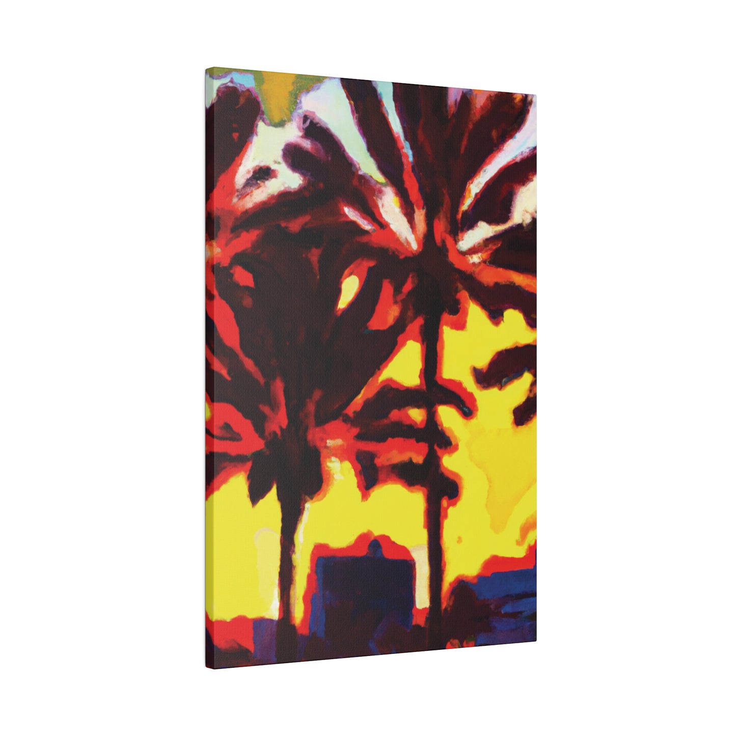 3133X - Miami Beach Sunset Painting Print | Miami | Beach | Sunset | Poster | Home Decor | Wall Art | Canvas