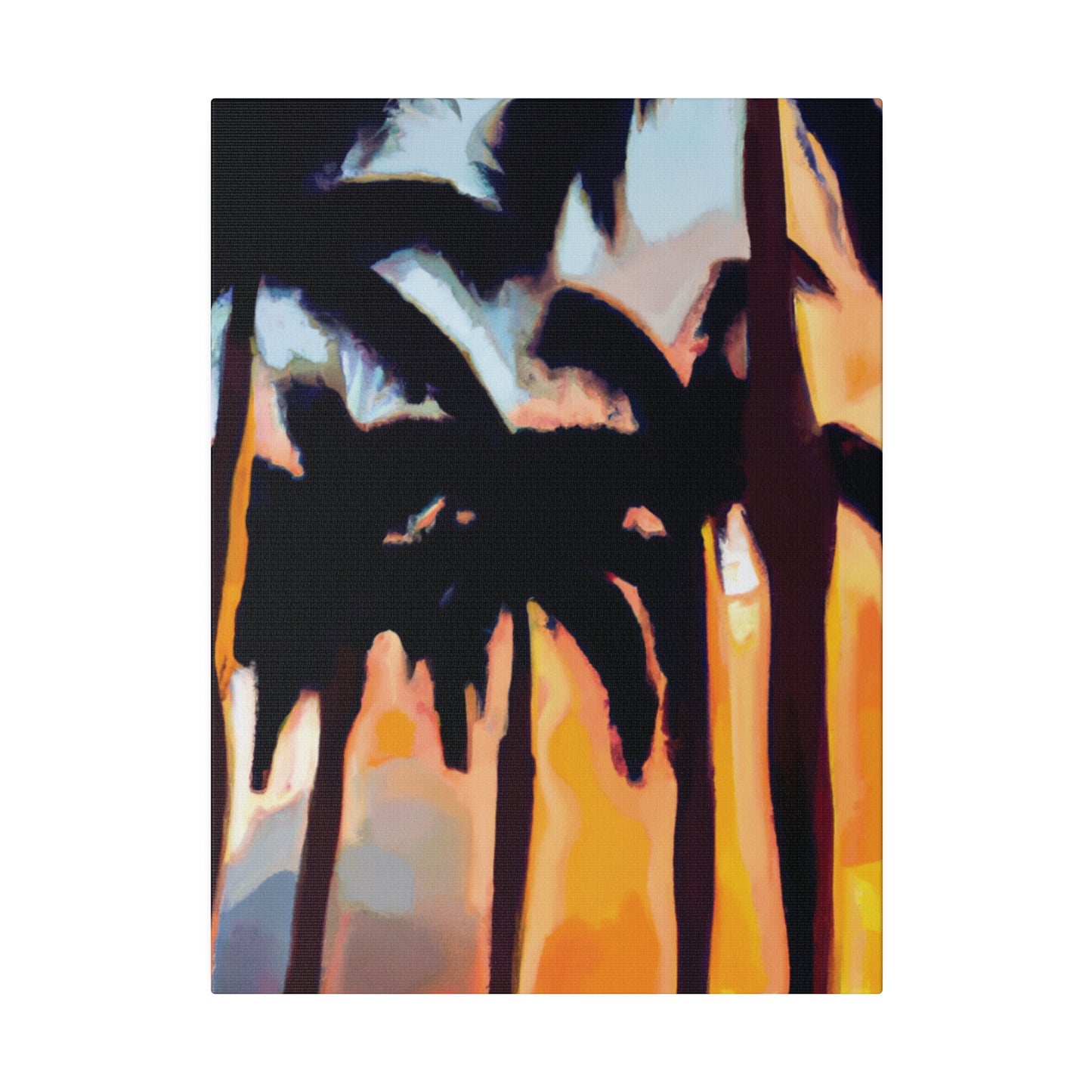 5642H - Miami Beach Sunset Painting Print | Miami | Beach | Sunset | Poster | Home Decor | Wall Art | Canvas